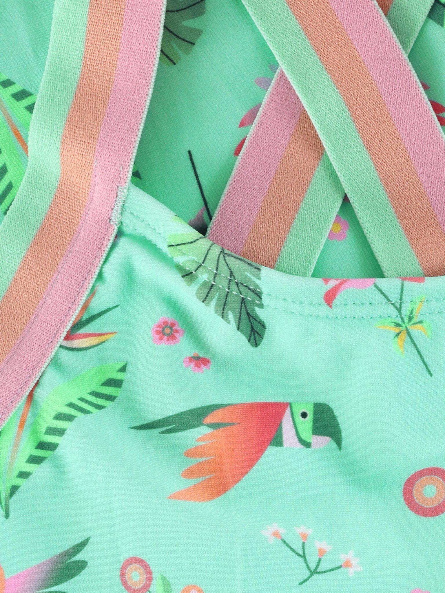 COLOR KIDS Kinderanzug Swimsuit W Elastic Straps, AOP