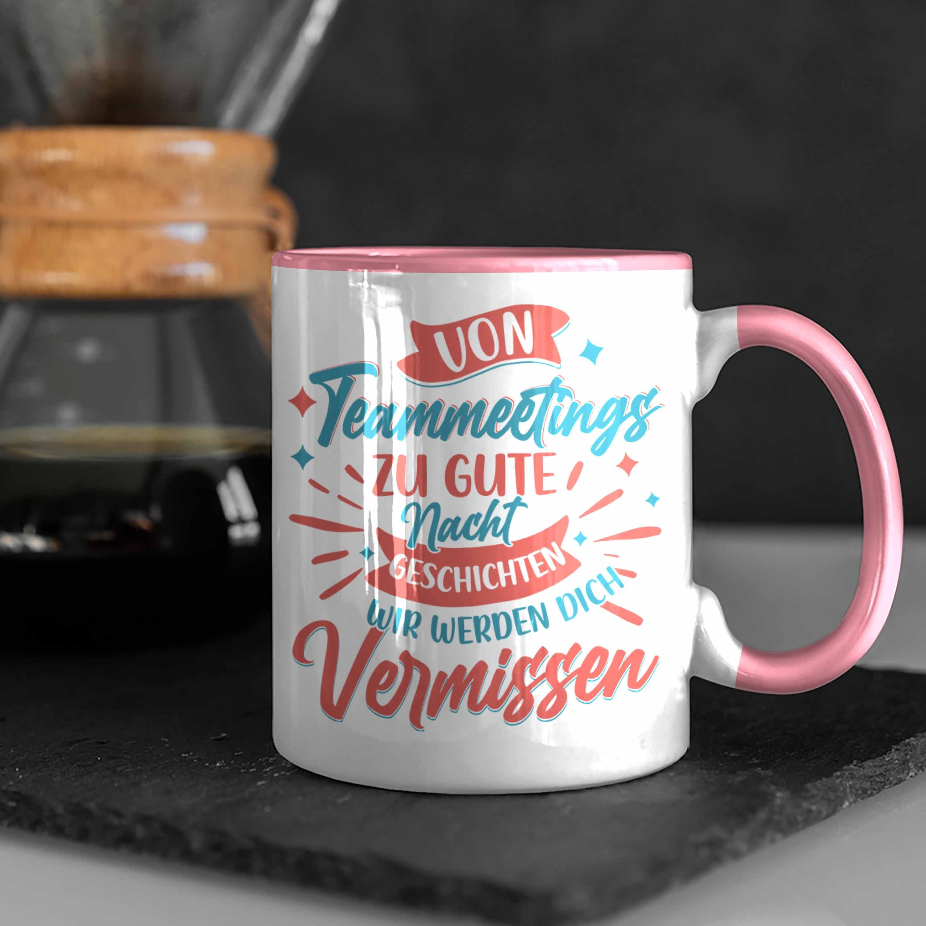 Kaffeetasse Mutterschutz Mutterschutz Tasse Tasse Geschenk Rosa Abschied Trendation Kollegi