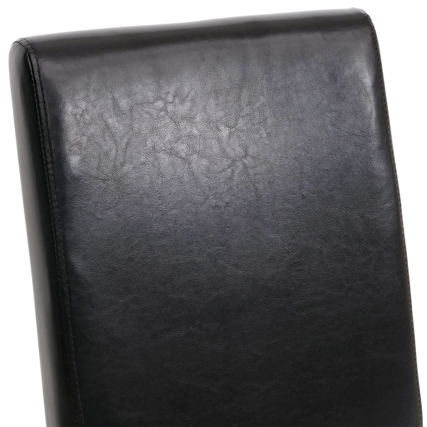 MCW Esszimmerstuhl Littau-L (1er), Hohe Rückenlehne, Bequeme Polsterung, Rutschfest durch Bodenschoner