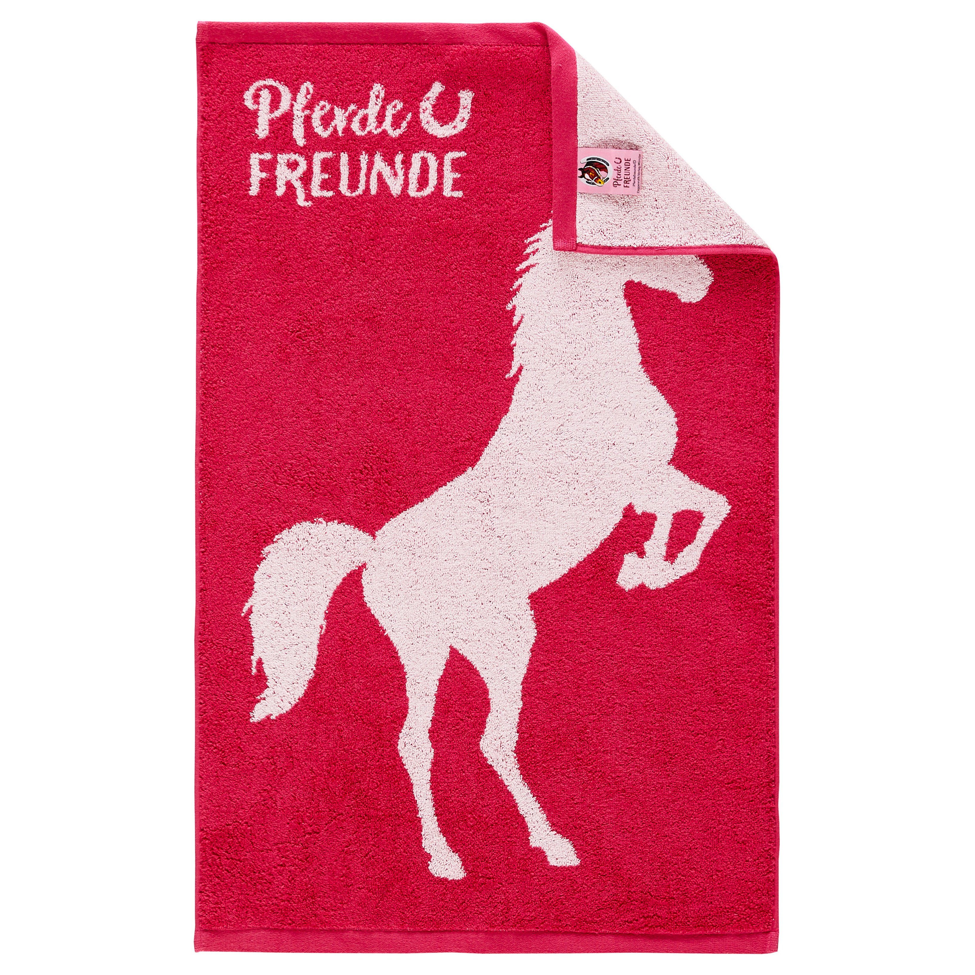 Dyckhoff Handtuch 'Pferdefreunde' Handtuch 50 x 70 cm Pink