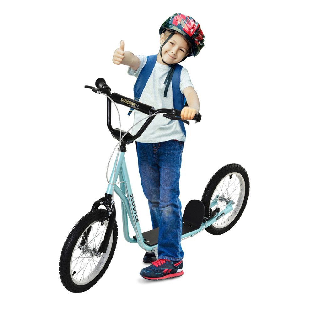 Cityroller Kinderroller Scooter Tretroller, 139 x 58 x 90-96 cm