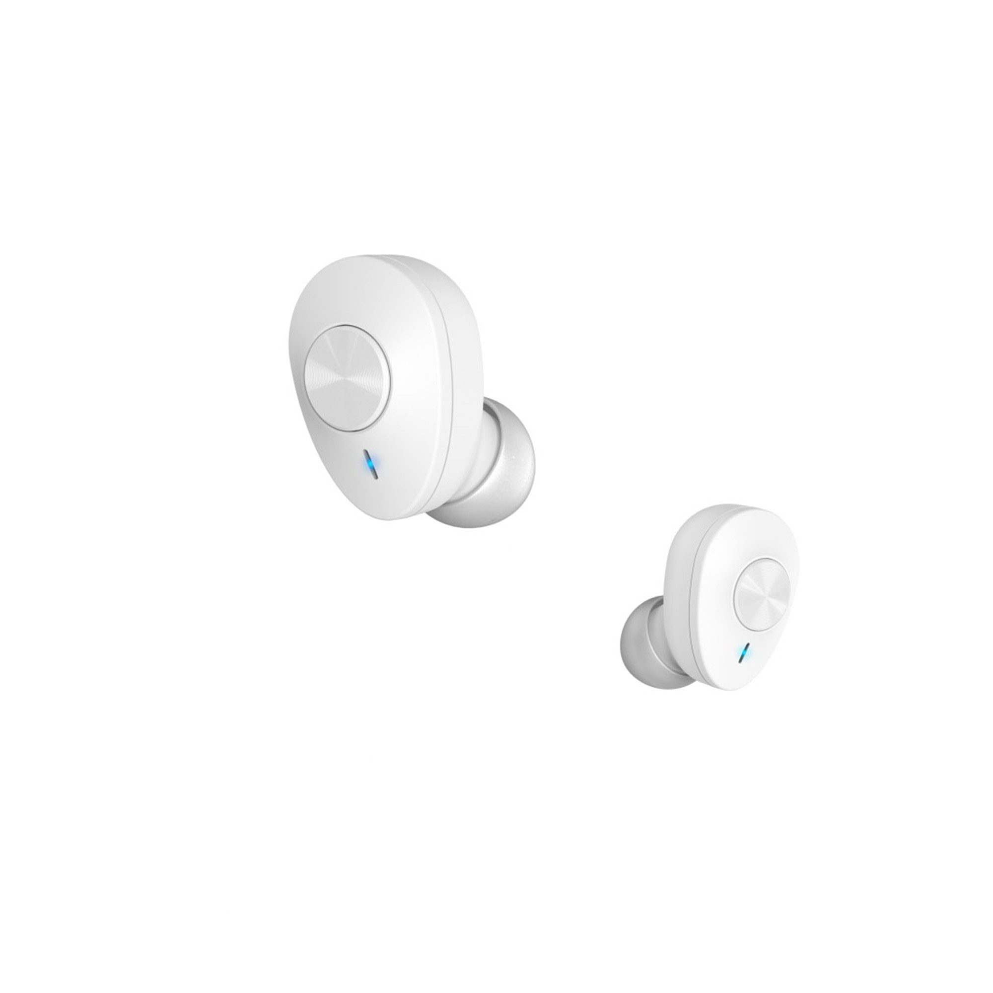 Hama Freedom Buddy, In-Ear, Weiß Bluetooth-Kopfhörer (Lautstärkeregler/Rufannahmetaste)