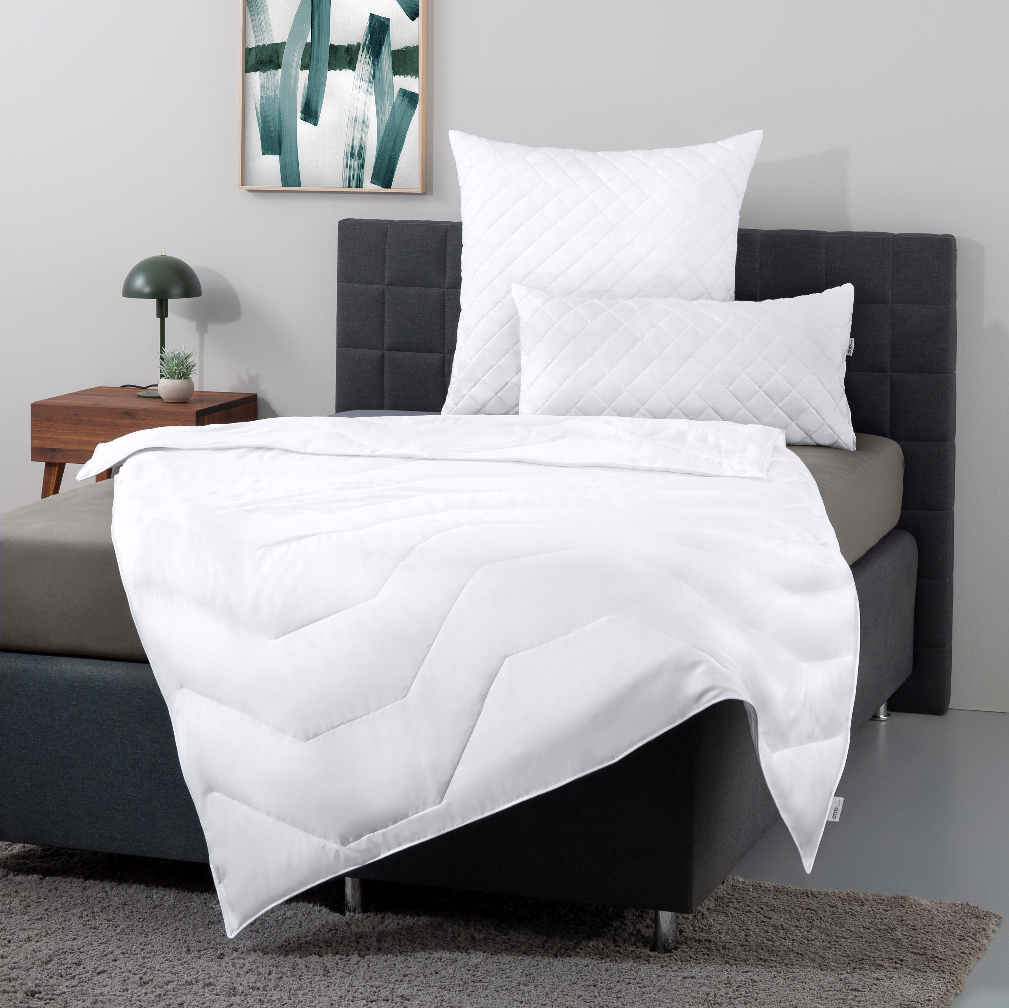 OTTO home Naturfaserbettdecke Lyllen, Füllung: 100% Lyocell (TENCEL), Bezug: 100% Lyocell (TENCEL), Bettdecke 135x200 & 155x220 cm