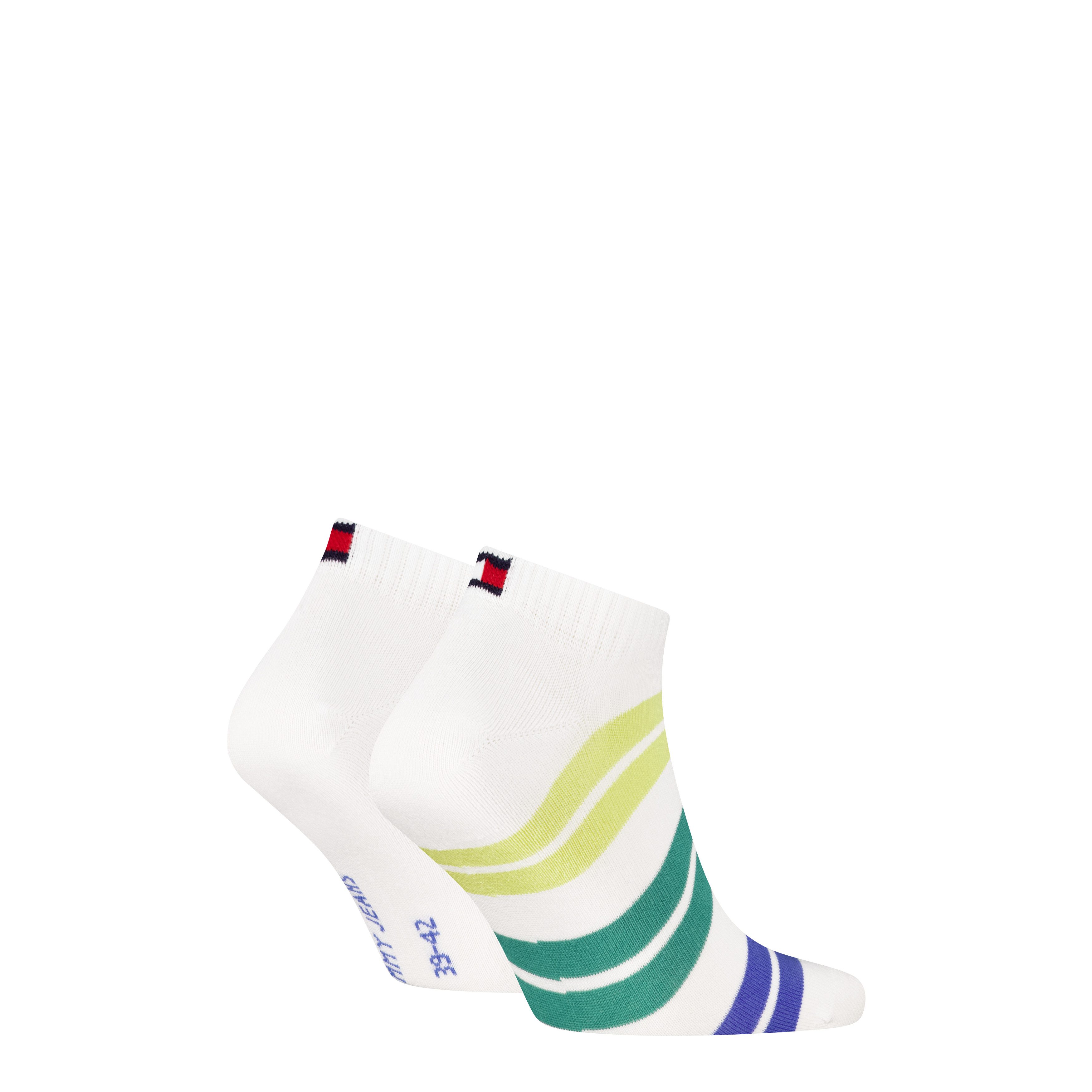Tommy Hilfiger Sneakersocken TH UNI TJ SNEAKER 2P FUSHION TOMMY (2 Paar)
