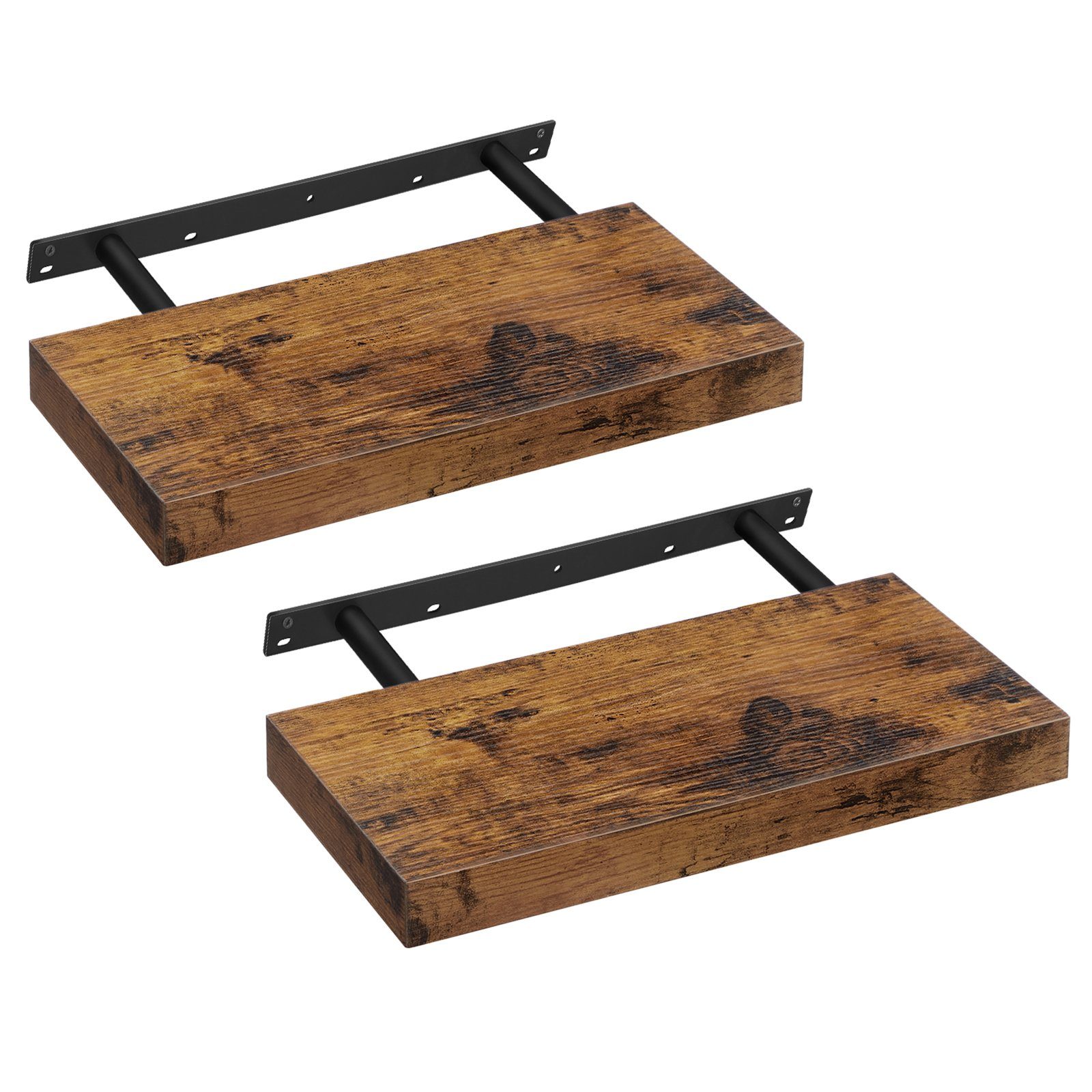 VASAGLE Wandregal, 2-tlg., Wandboard, Bereite 40 - 80 cm günstig online kaufen