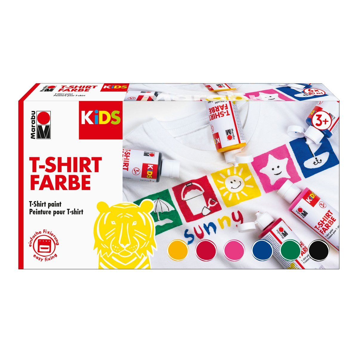 Marabu Bastelfarbe Marabu KiDS T-Shirt Farbe 6x80ml