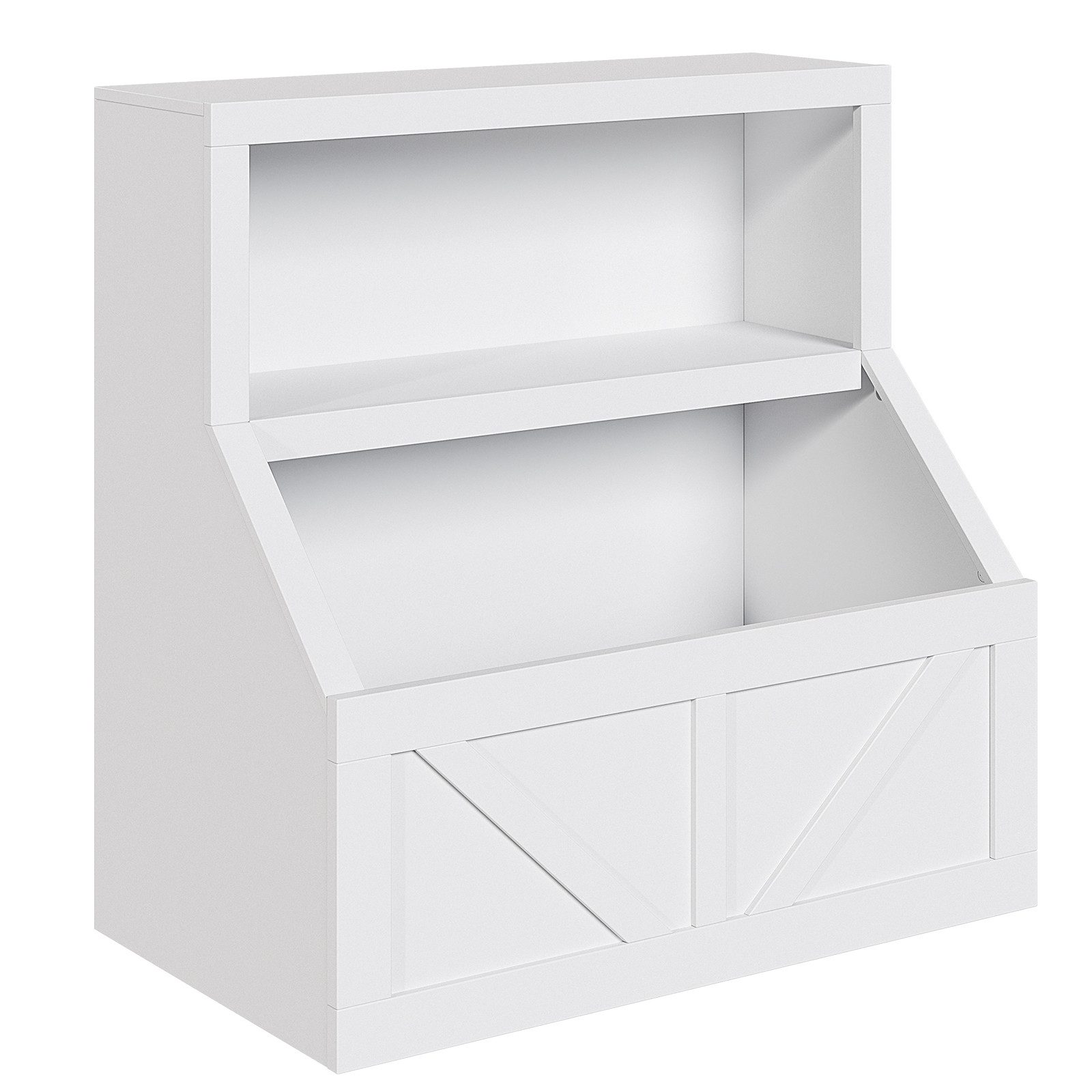 Spielzeugtruhe Spielzeugregal Bücherregal für Kinder 80x42x81cm