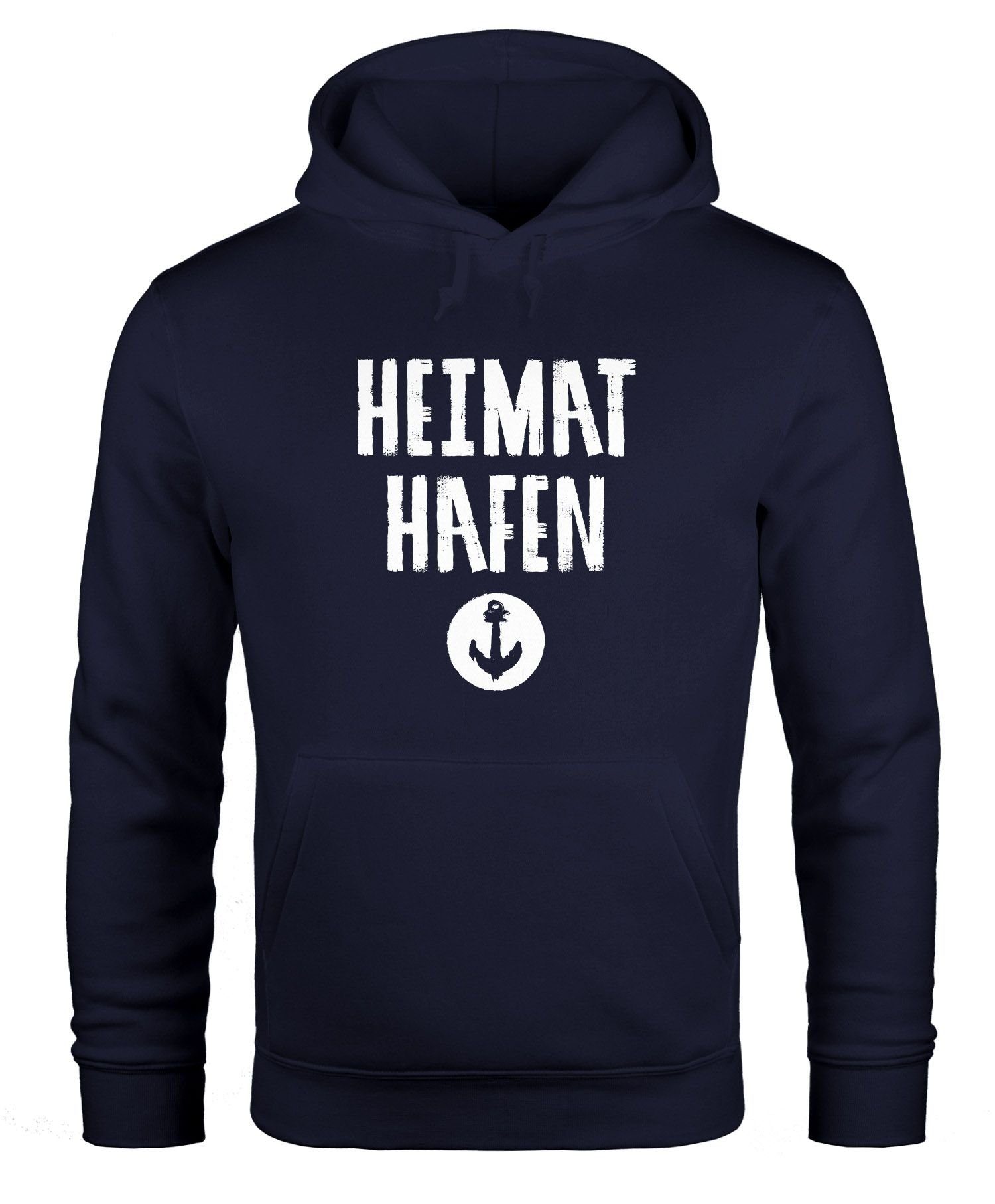 Hoodie Hoodie Herren Hafen Anker Kapuzen-Pullover Moonworks®