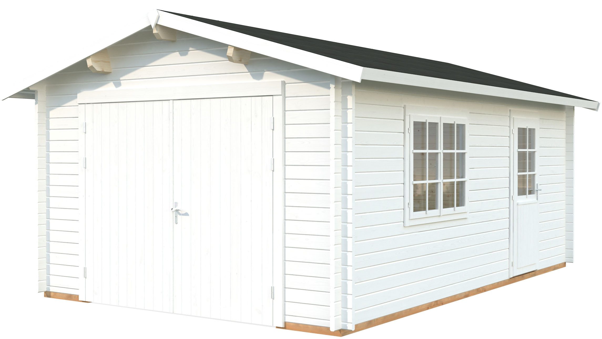 Palmako Garage Roger, mit Holztor, BxTxH: 426x598x276 cm