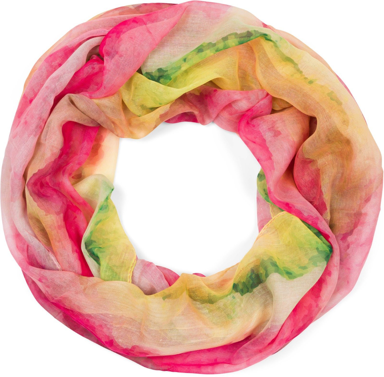 styleBREAKER Loop Loop Aquarell Farbverlauf, (1-St) günstig online kaufen