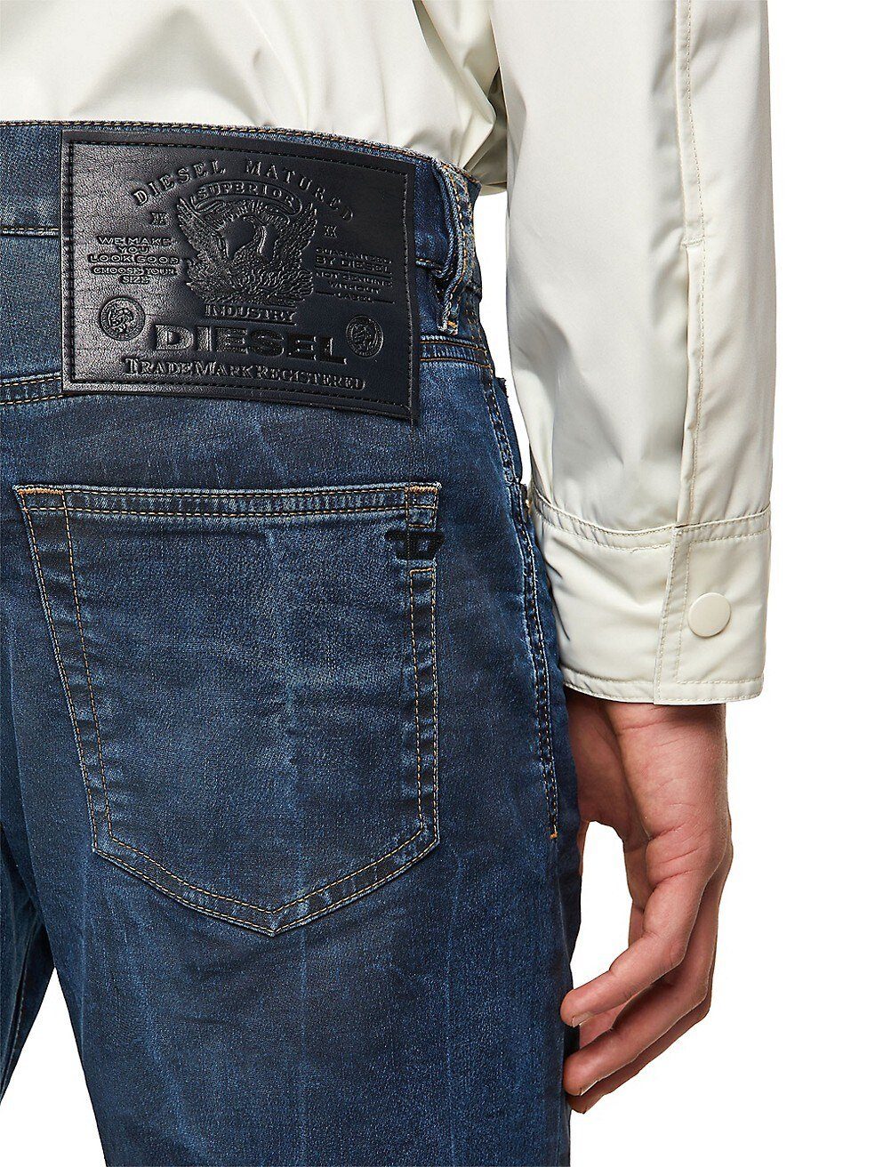 Diesel Slim-fit-Jeans Stretch Jogg Jeans - Länge:32 D-Strukt 069WP 