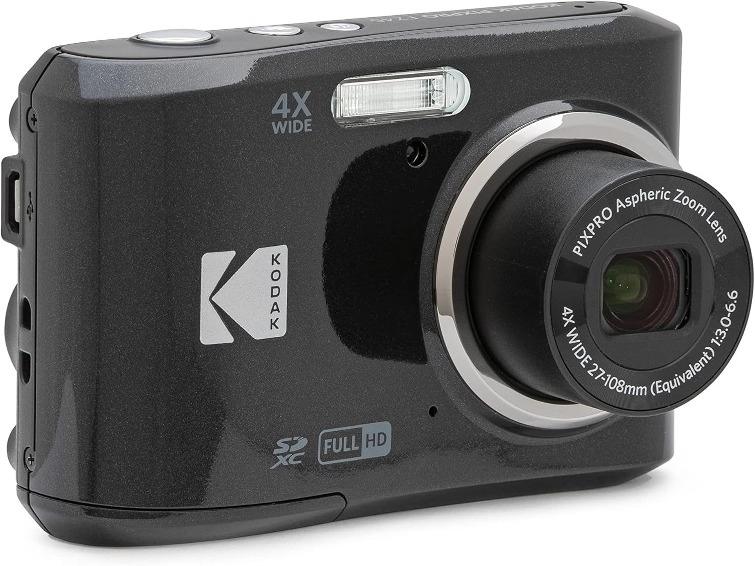 Kodak Pixpro FZ45 - 16.44 Megapixel Kompaktkamera, 4X optischem Zoom Vollformat-Digitalkamera (16,44 MP, 4x opt. Zoom, 2.7 Zoll LCD, 720p HD-Video, AA-Batterie)
