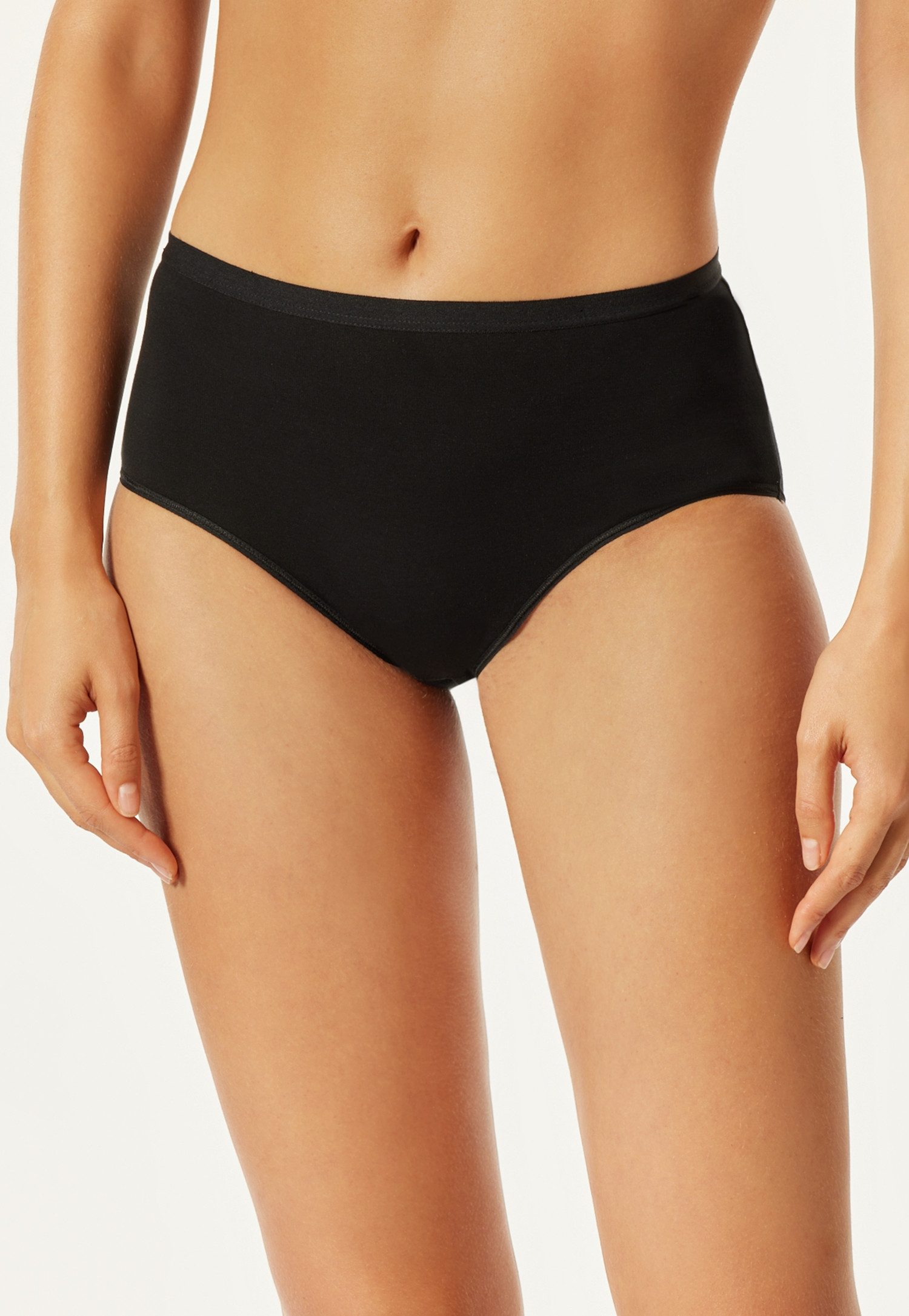 uncover by SCHIESSER Midislip Uncover Cotton (3er Pack) weich, elastisch, Basic, Cotton-Mix