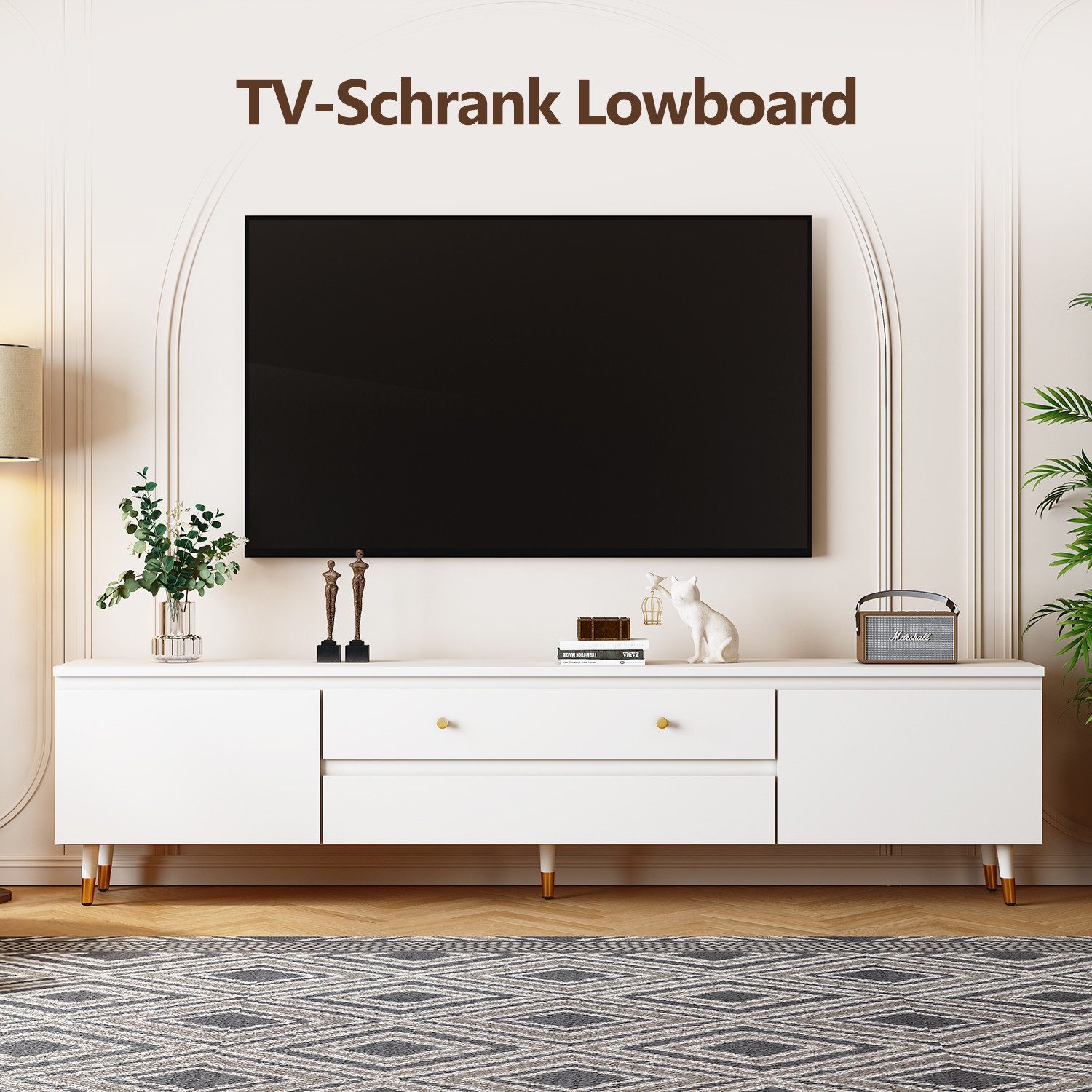 Lexzurn TV-Schrank Hängender TV-Schrank,175cm,Lowboard,Fernsehschrank (TV-L günstig online kaufen