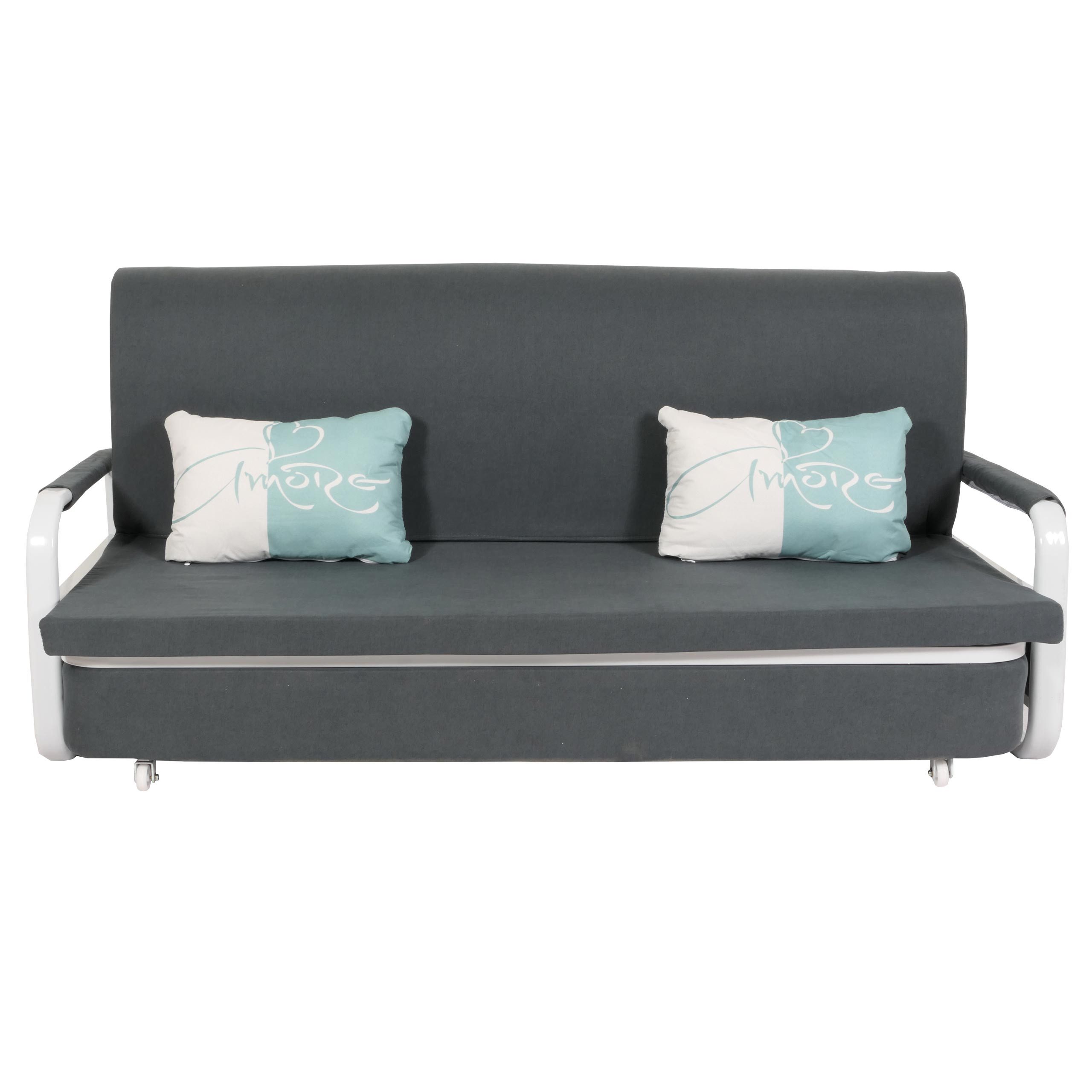MCW Schlafsofa MCW-M83, Mit Armlehne und Kissen