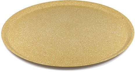 KOZIOL Speiseteller CONNECT PLATE Ø 25,5 cm, aus biozirkulärem Material, (4 St), Spülmaschinengeeignet und melaminfrei, Made in Germany