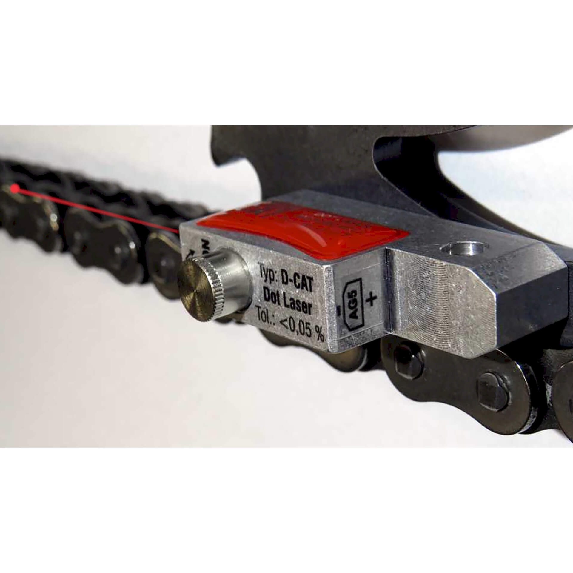 PROFI PRODUCTS Rundstahlkette D-CAT Punkt Laser Kettenfluchttester 12 mm