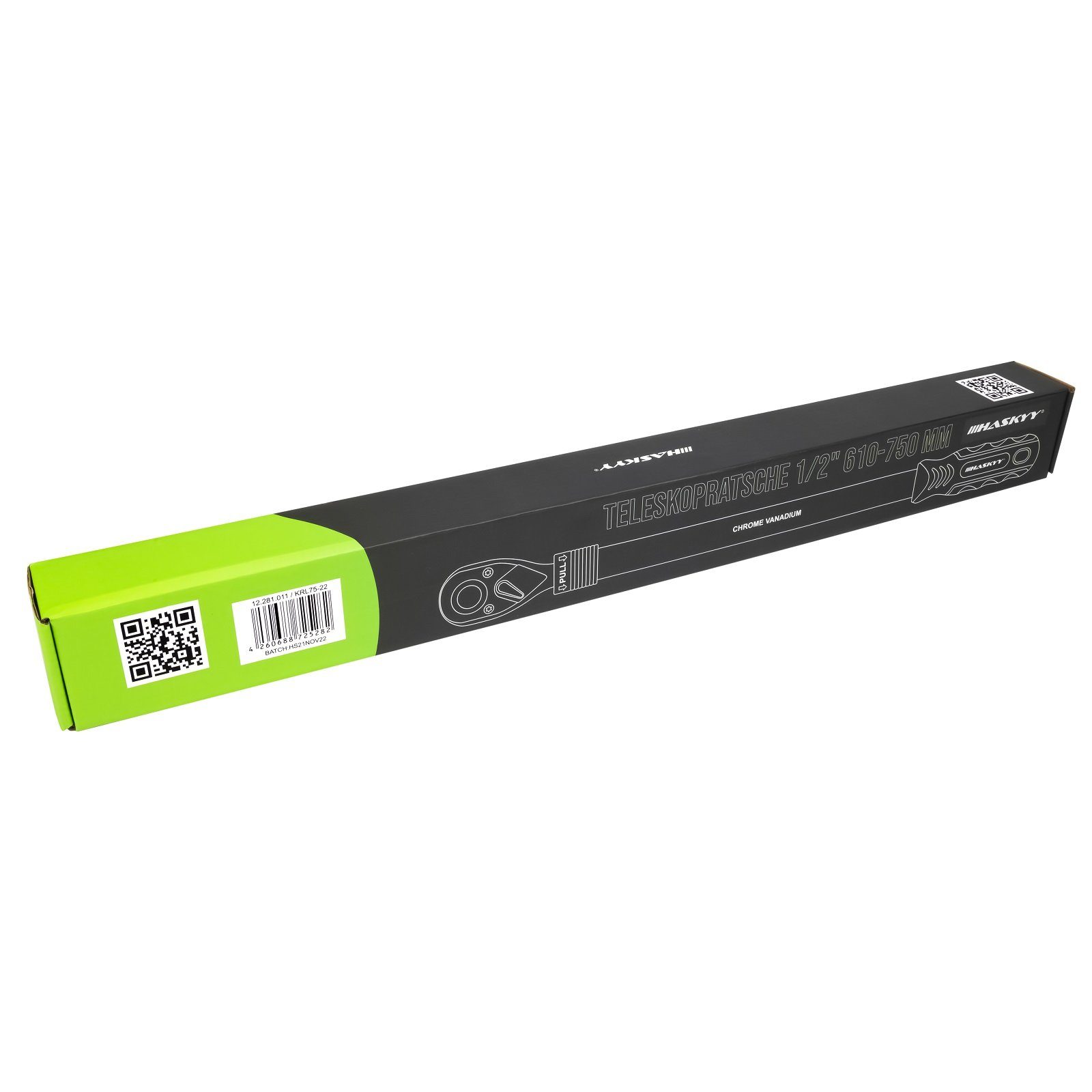 HASKYY Ratsche Teleskop Ratsche Ratschenschlüssel Knarre 1/2" Umschaltknarre 61-75cm – Bild 4 von 5