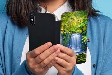 MuchoWow Handyhülle Dschungel - Wasserfall - Australien - Pflanzen - Natur, Handyhülle Telefonhülle Apple iPhone Xs