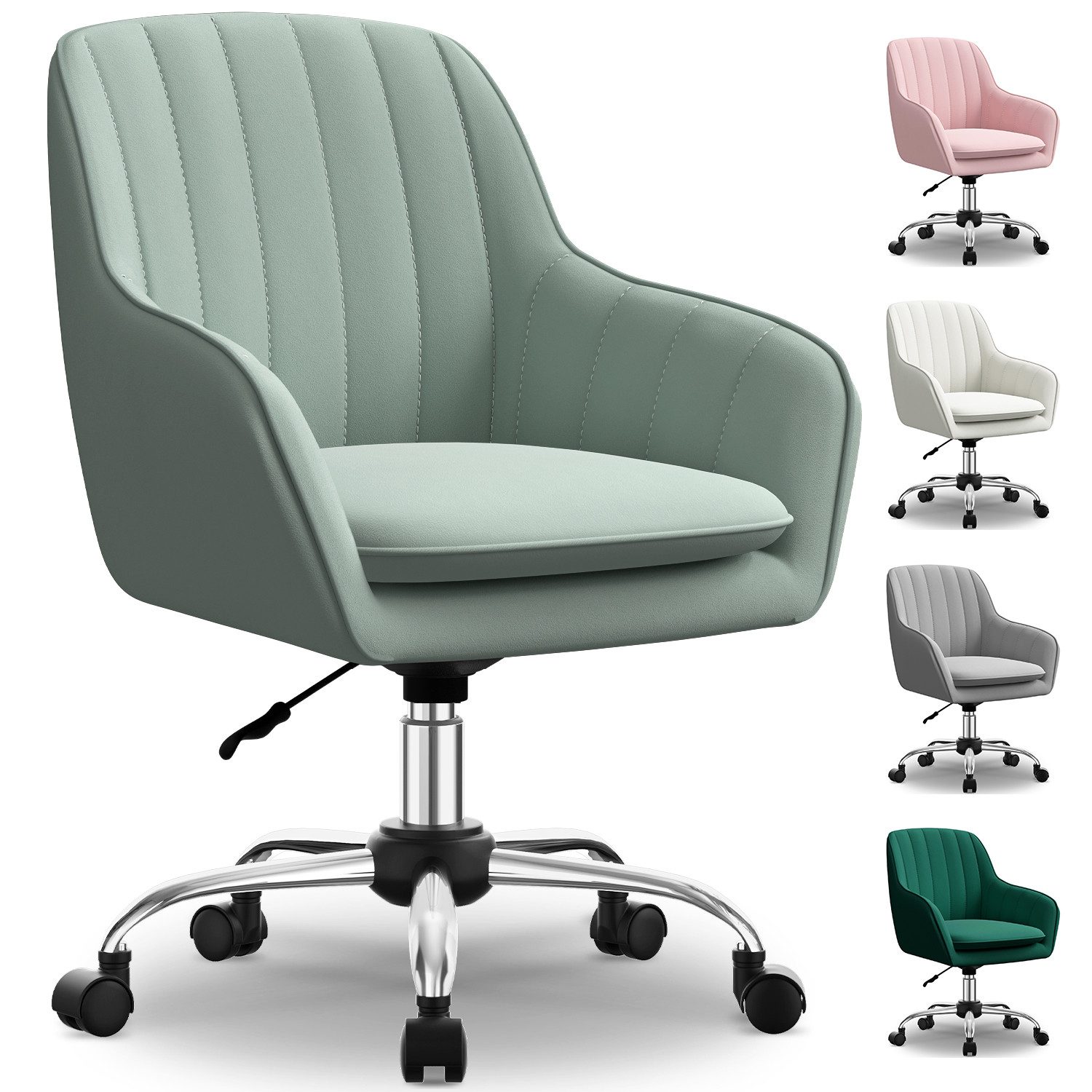 Adormii Bürostuhl Homeoffice Stuhl,Schminkstuhl mit Armlehnen,Drehstuhl günstig online kaufen