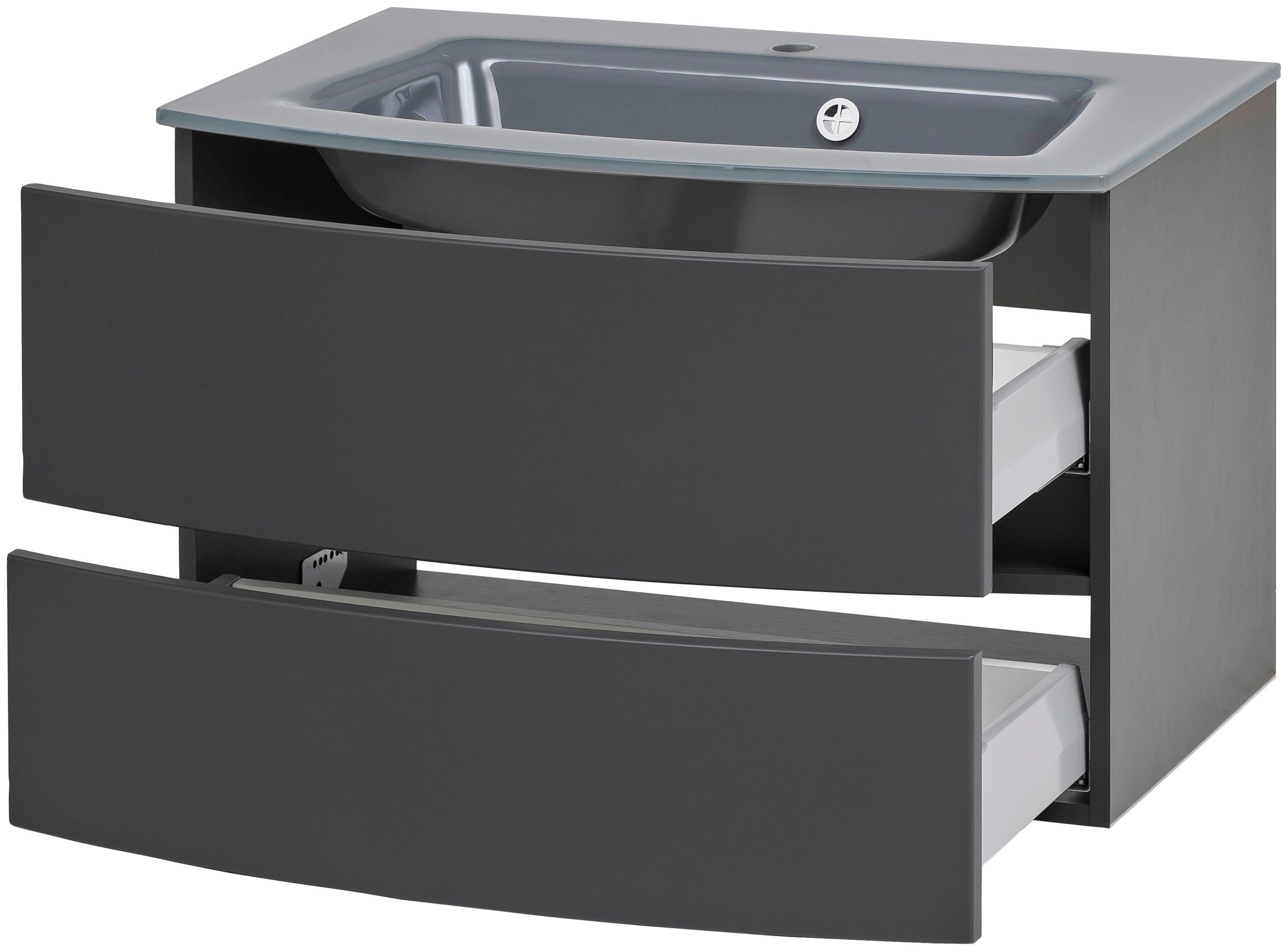 welltime Waschtisch Kaunas, Breite 80 cm, mit Soft-Close Funktion