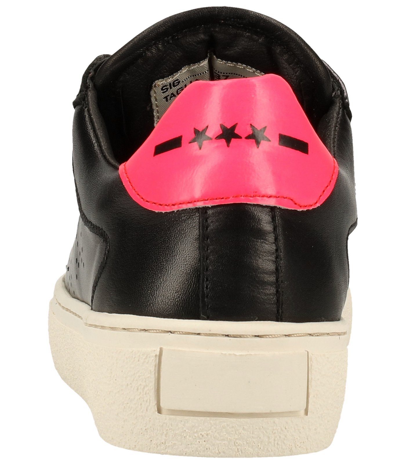 Pantofola d´Oro Sneaker Schwarz Leder Sneaker Pink
