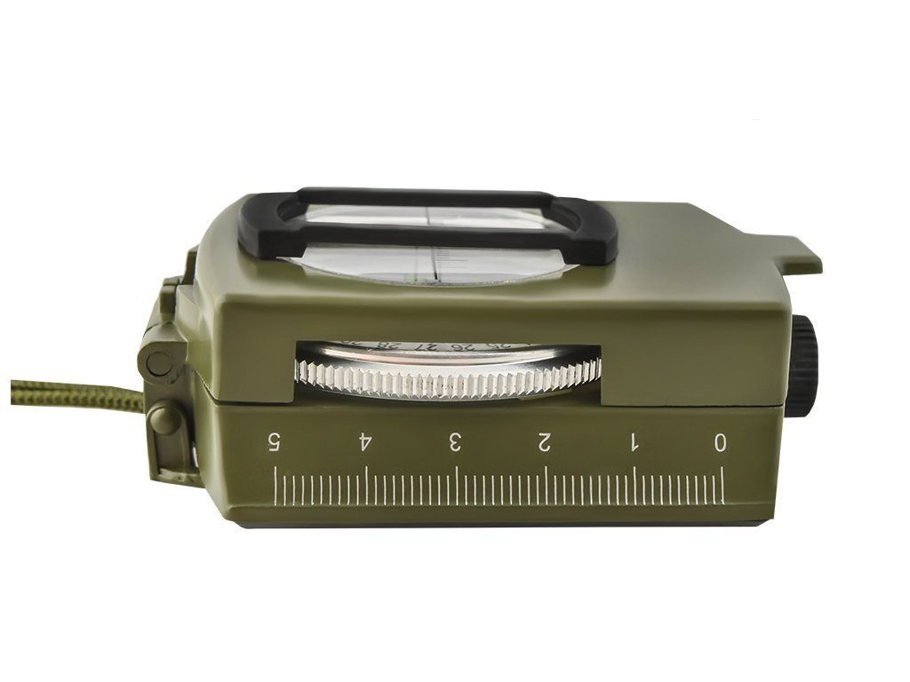 HR Autocomfort Metall Wander Militärkompass Wasserwaage fluoreszierend Marschkompass Kartenkompass