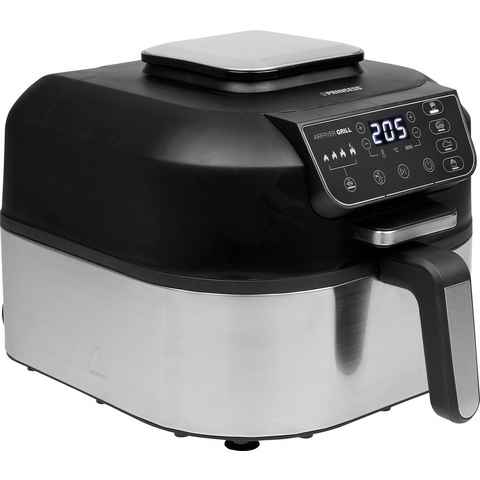 PRINCESS Heißluftfritteuse 182092 Airfryer Grill – 2-in-1 Heißluftfritteuse und Grill, 1760 W