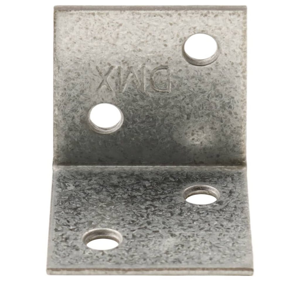 Thumbnail - vidaXL Armaturen-Befestigungselement Winkelhalterungen 150 Stk. 2 mm 30x25x30 mm Verzinkter Stahl, (1-St)