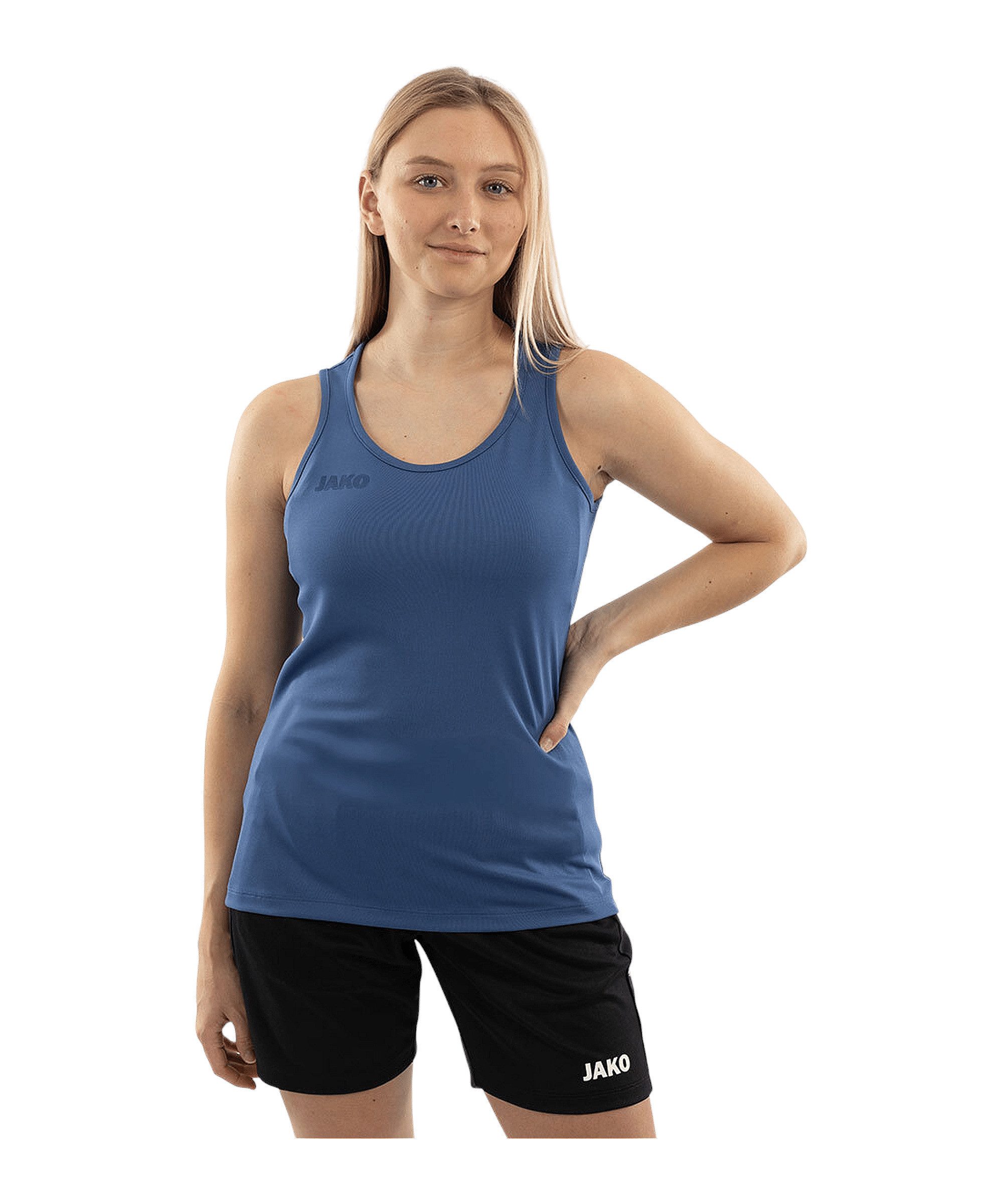 Jako T-Shirt JAKO Uni Tanktop Damen Kurzarm-Shirts Damen Polyester