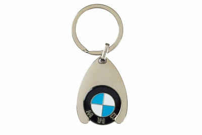BMW Schlüsselanhänger BMW Schlüsselanhänger mit Einkaufswagenchip Keyring Chip 80272446749 (1-tlg)