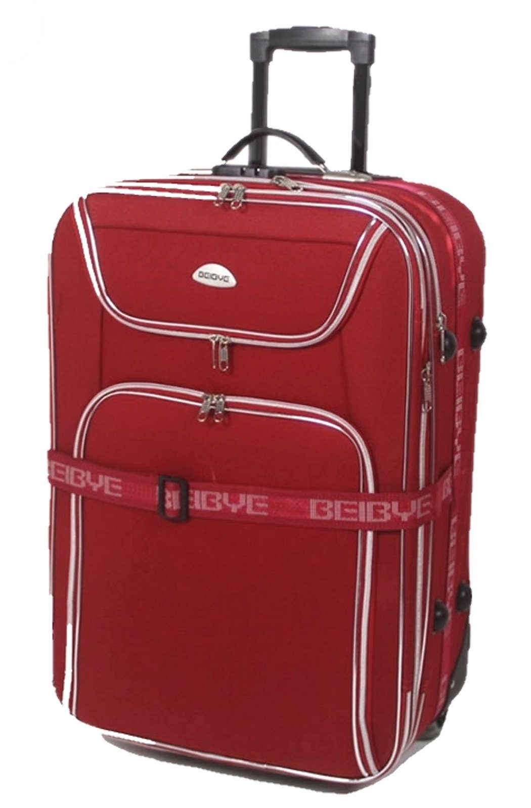 Beibye Weichgepäck-Trolley XL Trolley-Koffer - 76 cm, 100/125 Liter - Dehnfalte, Rot