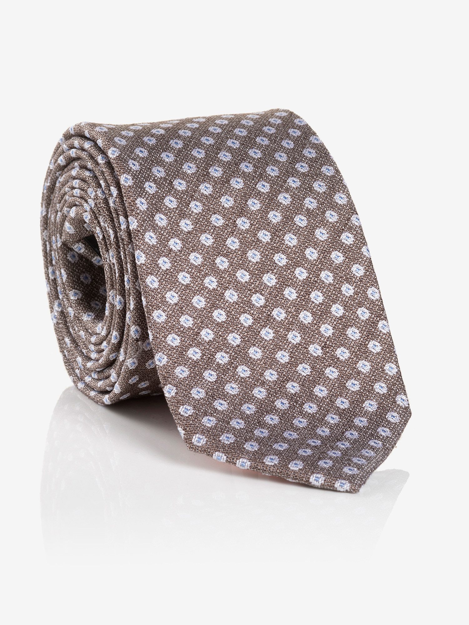 MONTI Krawatte (1-St) aus reiner Seide, Punkte-Muster, 6,5 cm breit günstig online kaufen