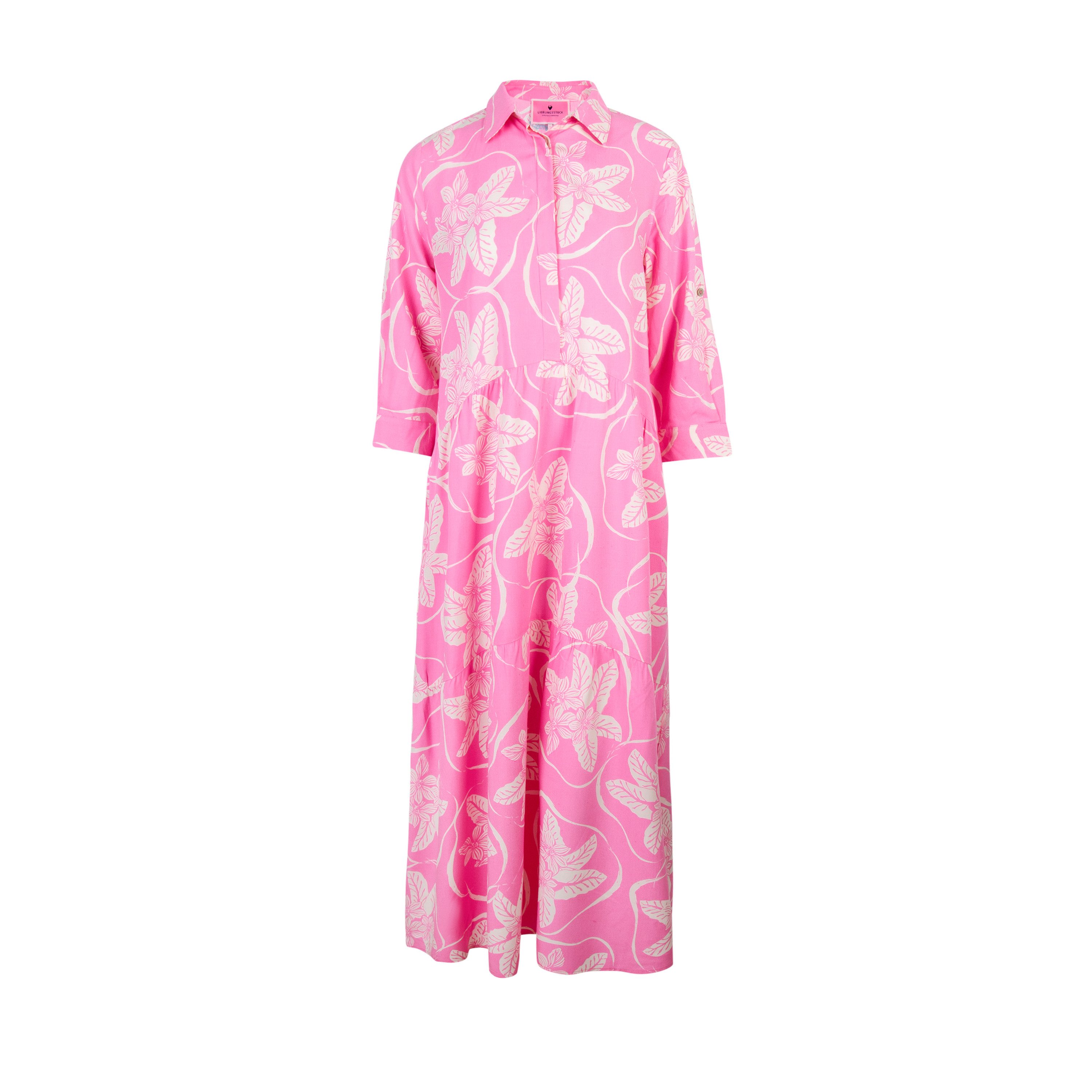 Lieblingsstück Hemdblusenkleid RorabethL mit Tropicalprint günstig online kaufen