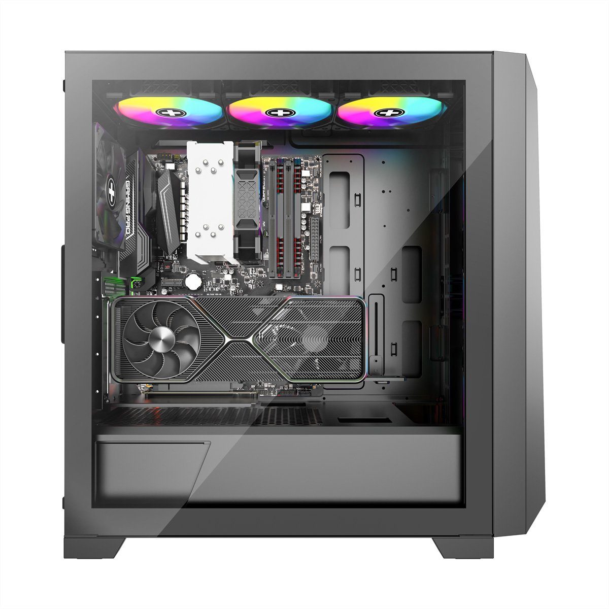 Xilence PC-Gehäuse X9 Vertical GPU Set für X912.ARG, nur mit X912.ARGB Xilent X Case kompatibel, XZ107