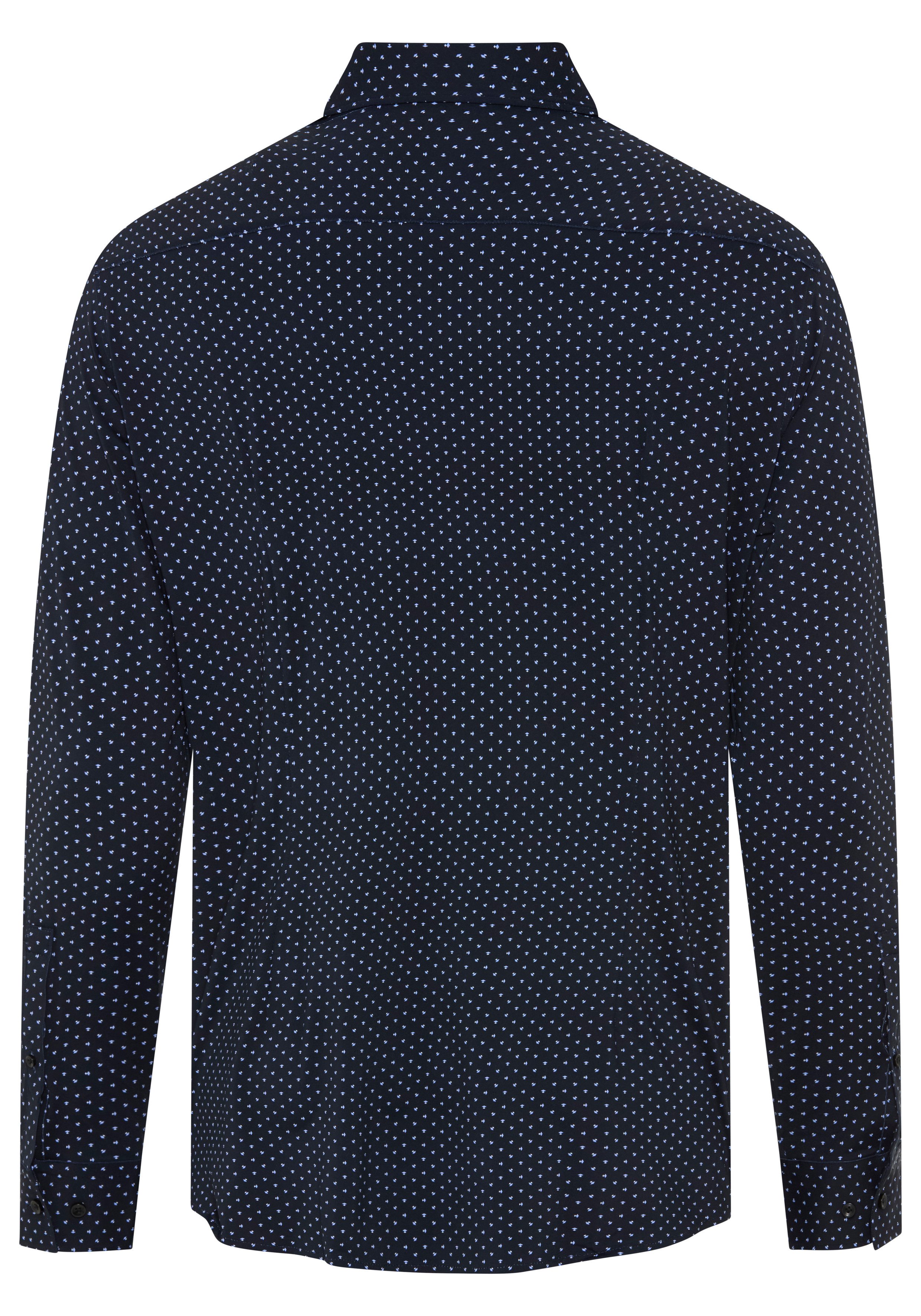 HUGO Businesshemd Kenno Easy Care Stretch-Jersey Kentkragen, Slim Fit