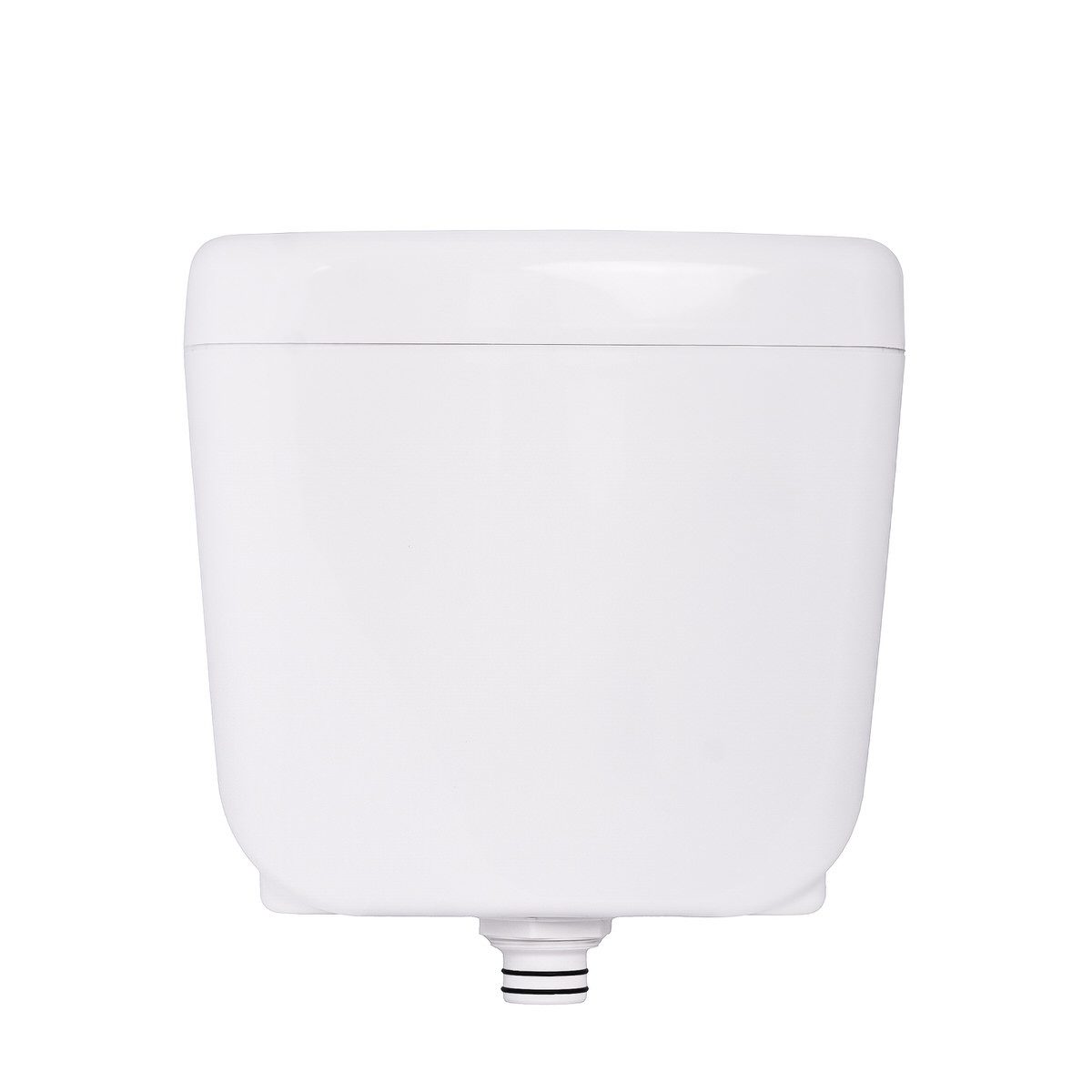 Belvit Spülkasten Aufputz, mit leiser Start-Stopp-Funktion, Anschluss rechts & links, 9 l, einzel, 1 St., Anschluss rechts & links, mit Wasserablaufkrümmer & Montagematerial