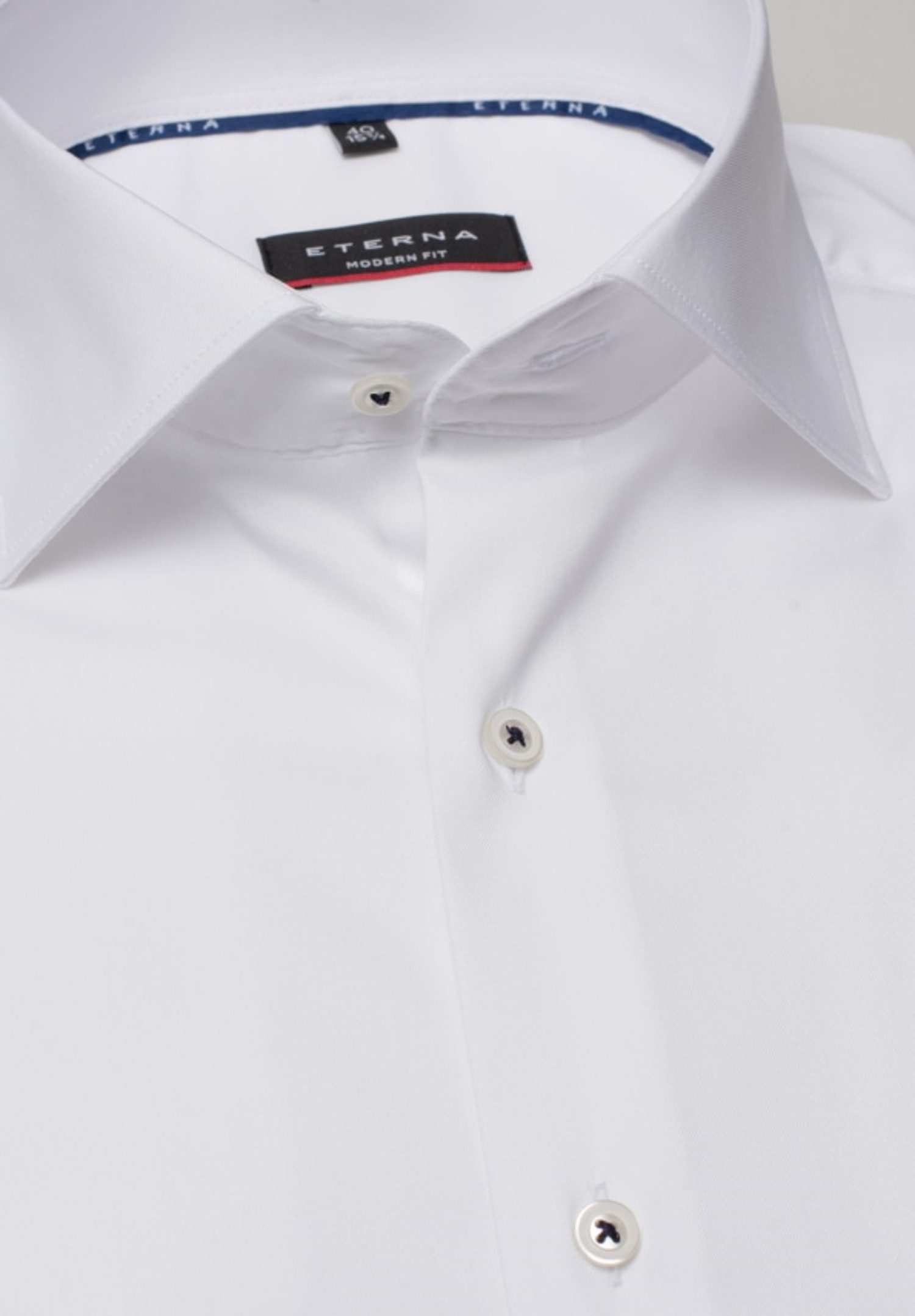 Eterna Langarmhemd 3377, ETERNA, unifarbenes PERFORMANCE SHIRT - Modern Fit easy iron