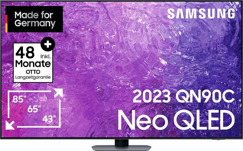 LED-Fernseher 4K, Prozessor OTS) Samsung & GQ75QN90CAT Dolby Neo Neural Zoll, Quantum Atmos Quantum Smart-TV, cm/75 HDR+, (189