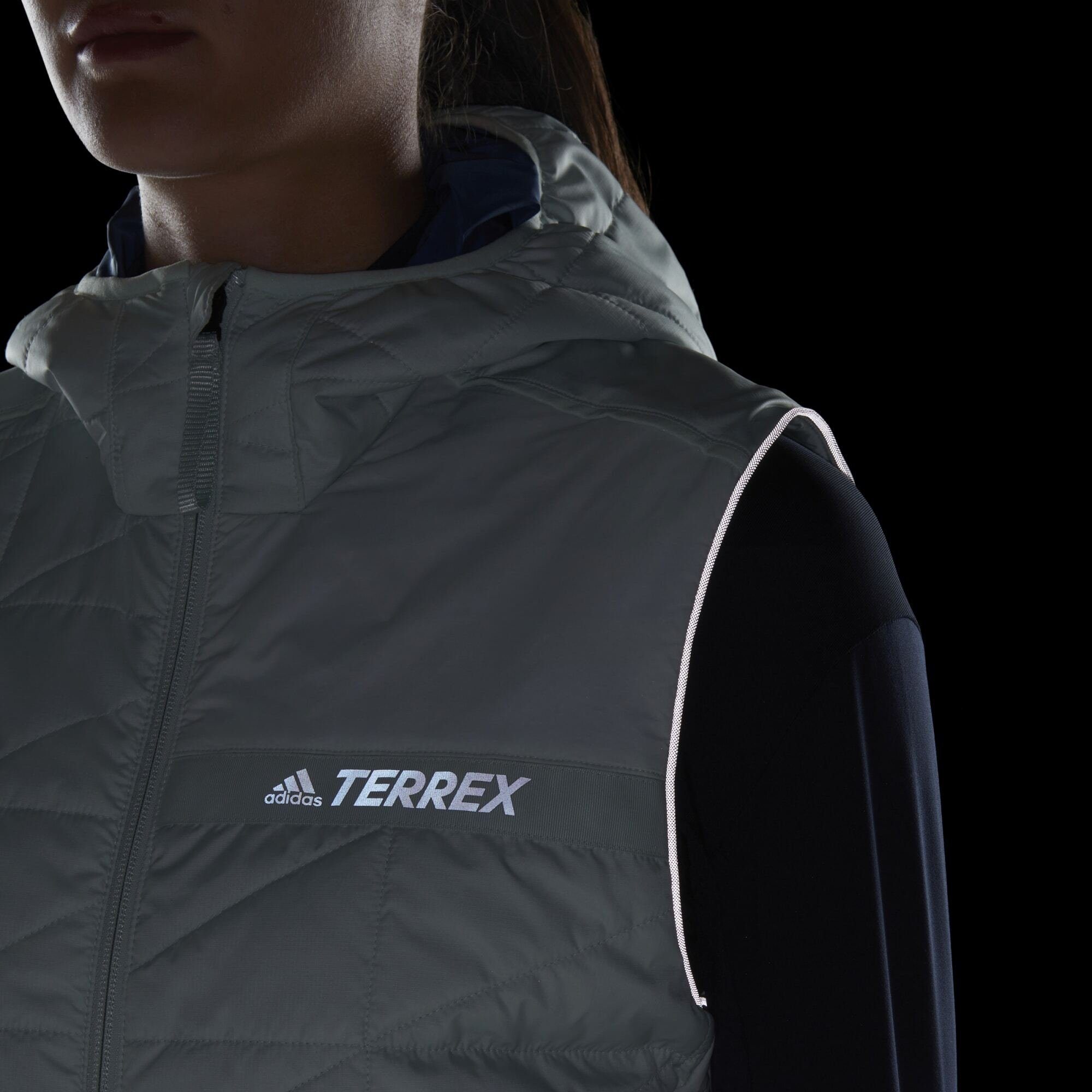 TERREX MULTI WESTE INSULATED adidas Linen TERREX Winterjacke Green