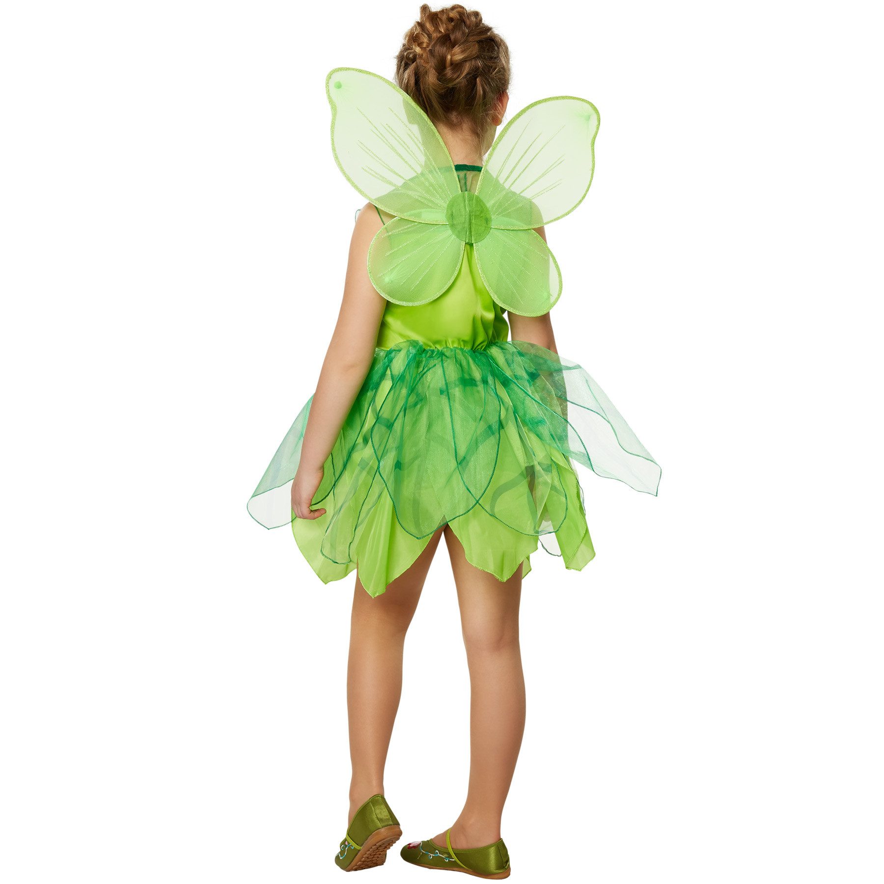 dressforfun Kostüm Mädchenkostüm Waldfee, Bezauberndes Kleid in Grüntönen