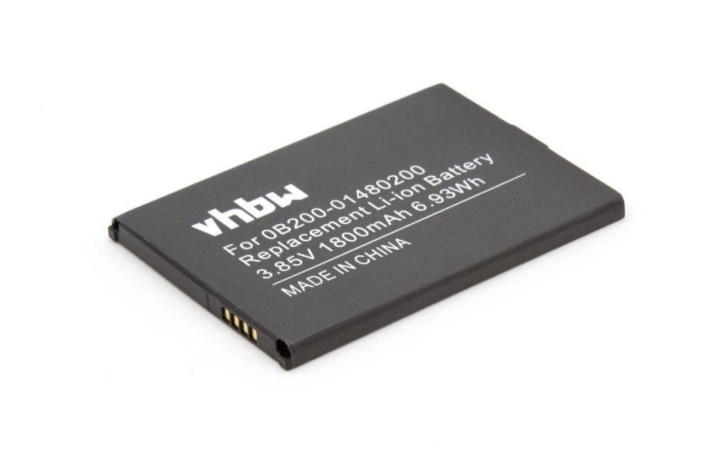 vhbw kompatibel mit Asus ZE500KG, ZE500KL Smartphone-Akku Li-Ion 1800 mAh (3,7 V)