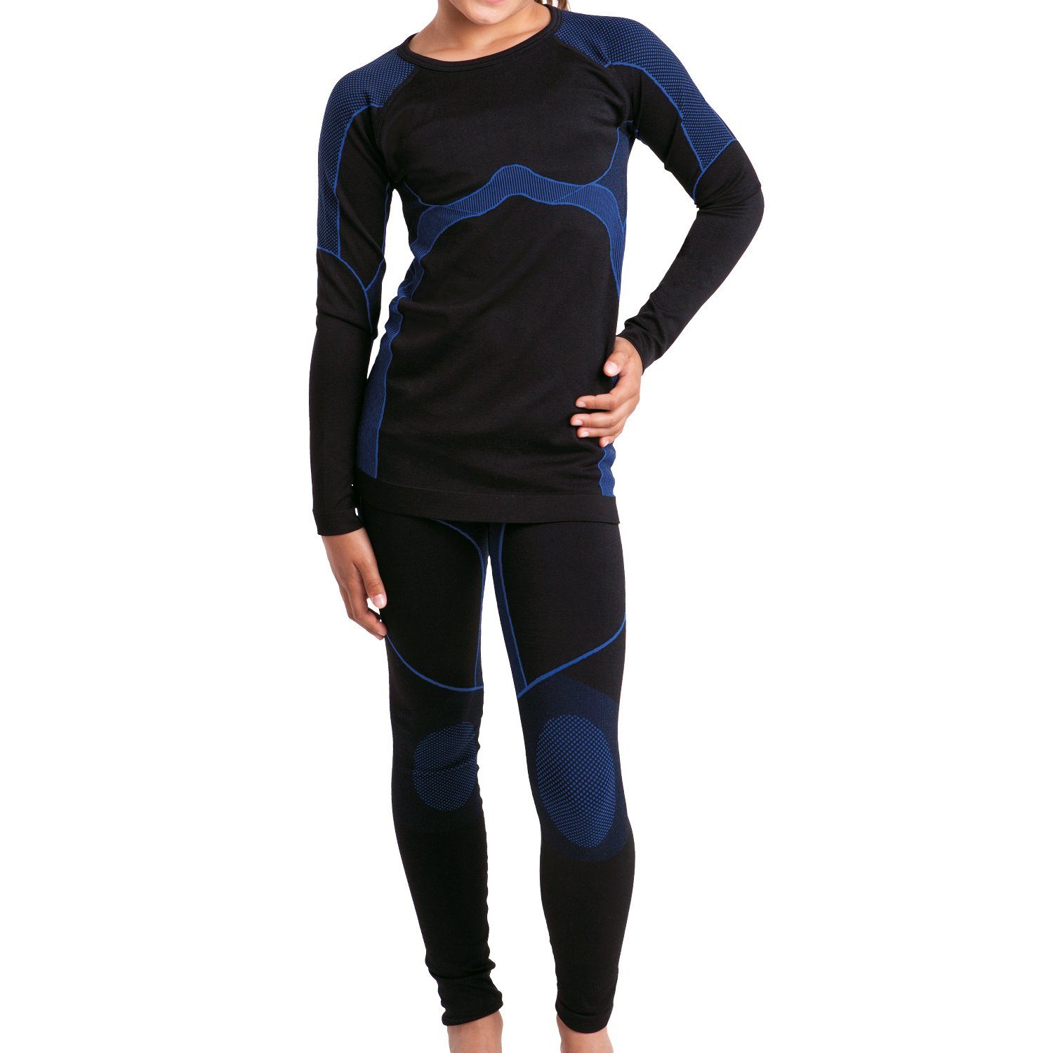 Gomati Thermohose Kinder Ski- & Thermo Set seamless Unterwäsche Mädchen ...