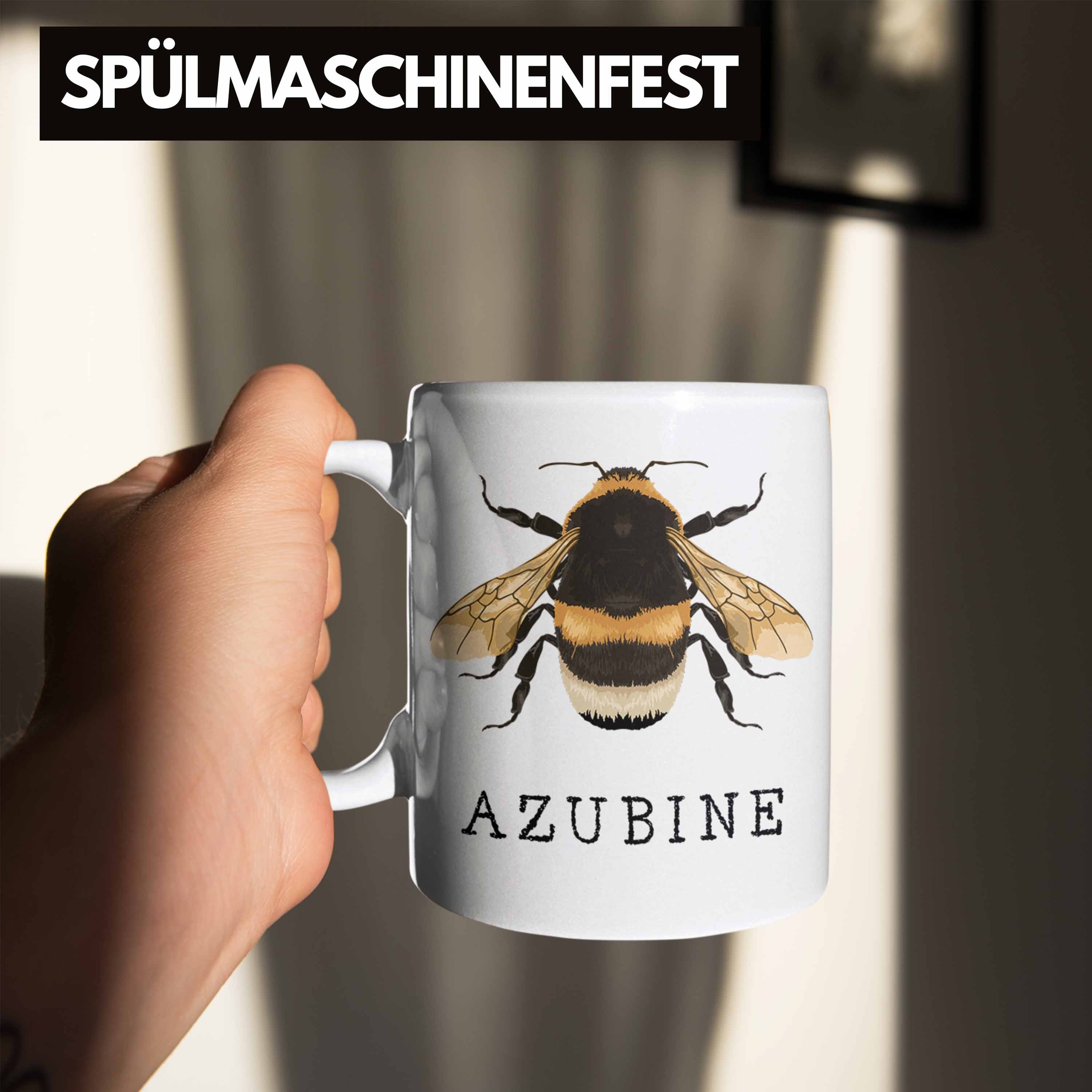 Geschenkidee Trendation Tasse Job Trendation Auszubildende - Azubine Weiss Geschenke Neuer Tasse