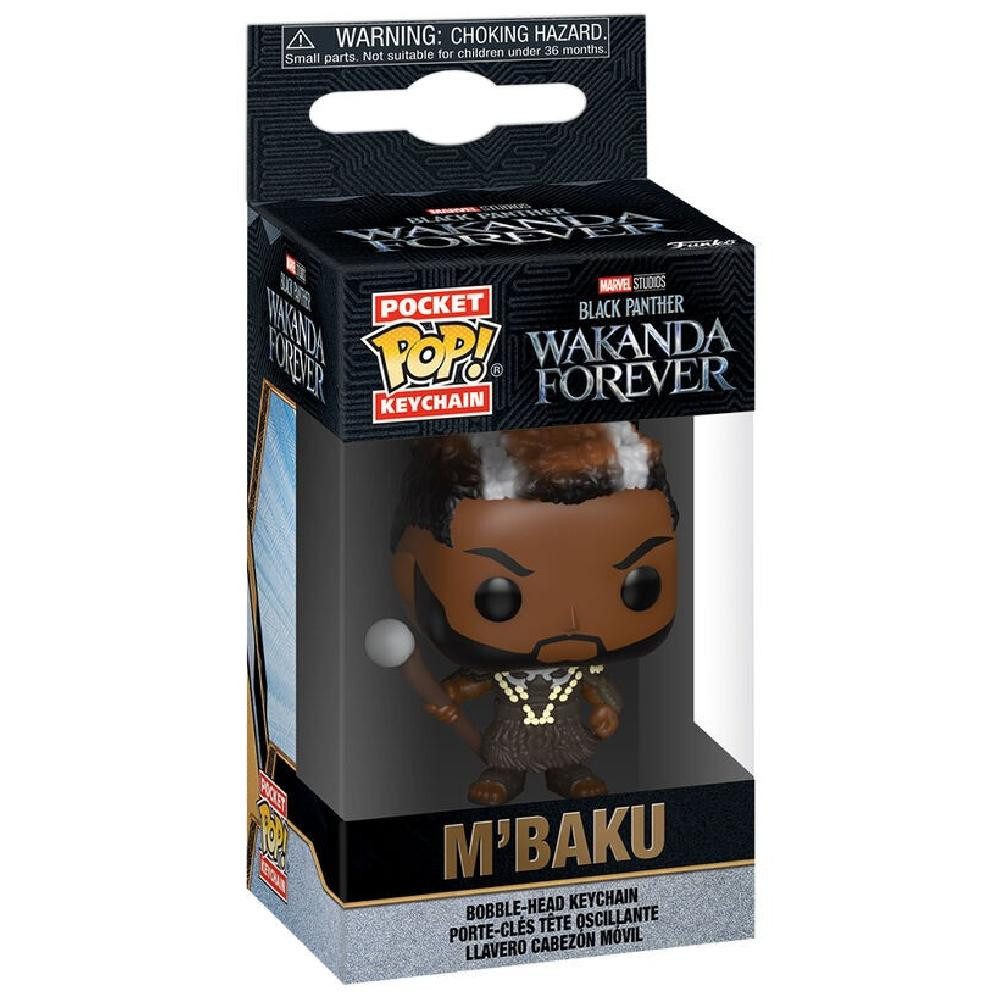 Schlüsselanhänger Black Panther Wakanda Forever M Baku - Pocket POP - Keychain