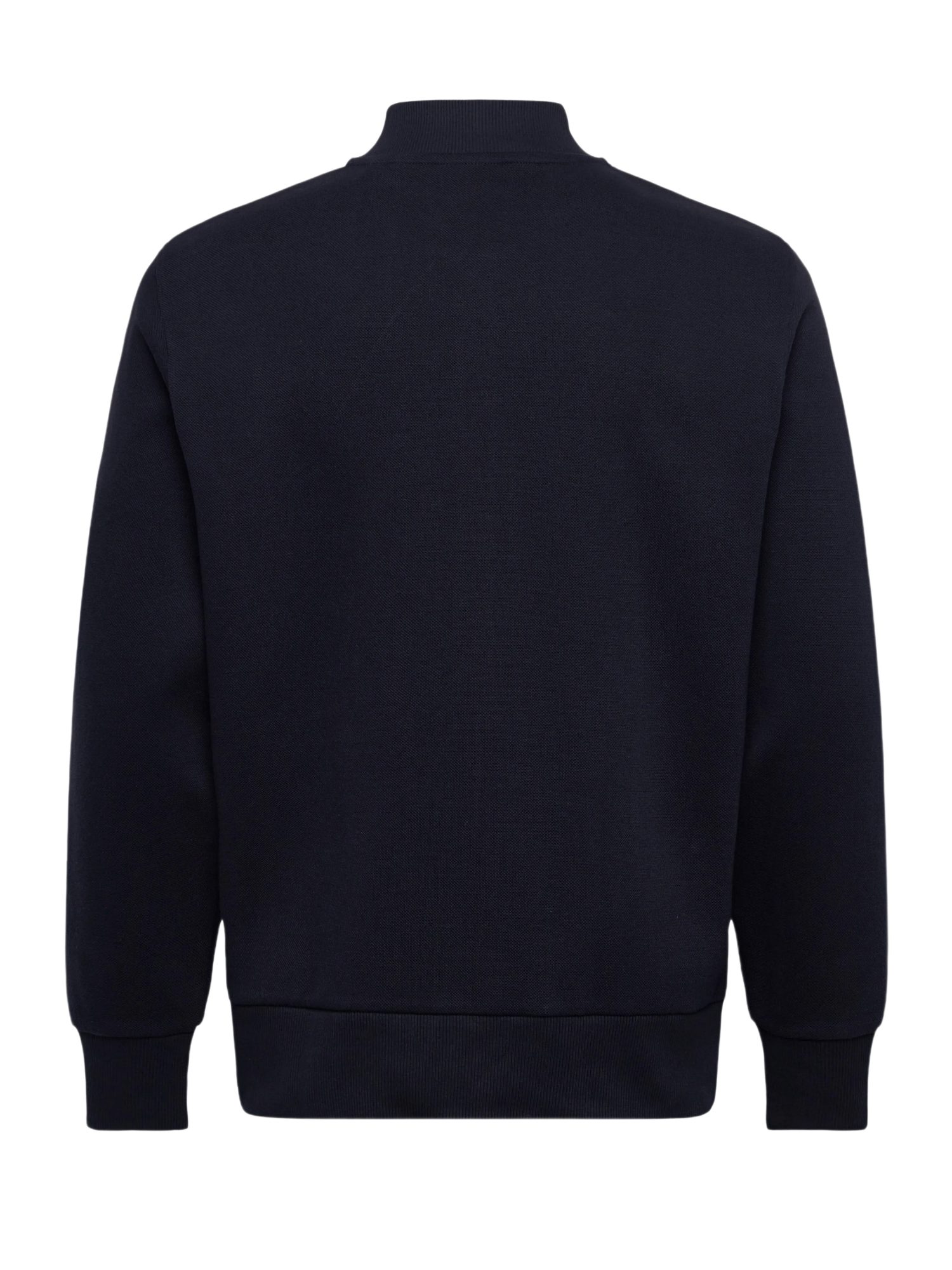 Gant Sweatjacke schwarz,Freizeit,Baumwolle,Unifarben,Collegekragen,Lang,Regular Fit
