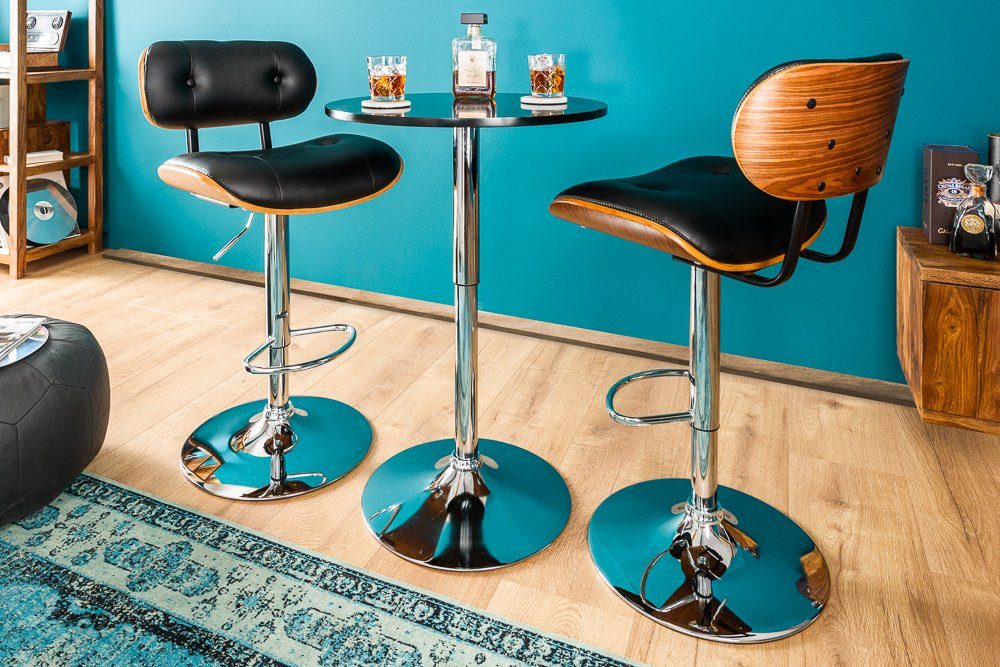 riess-ambiente Barhocker CLASSICO 115cm schwarz, mit Fußablage