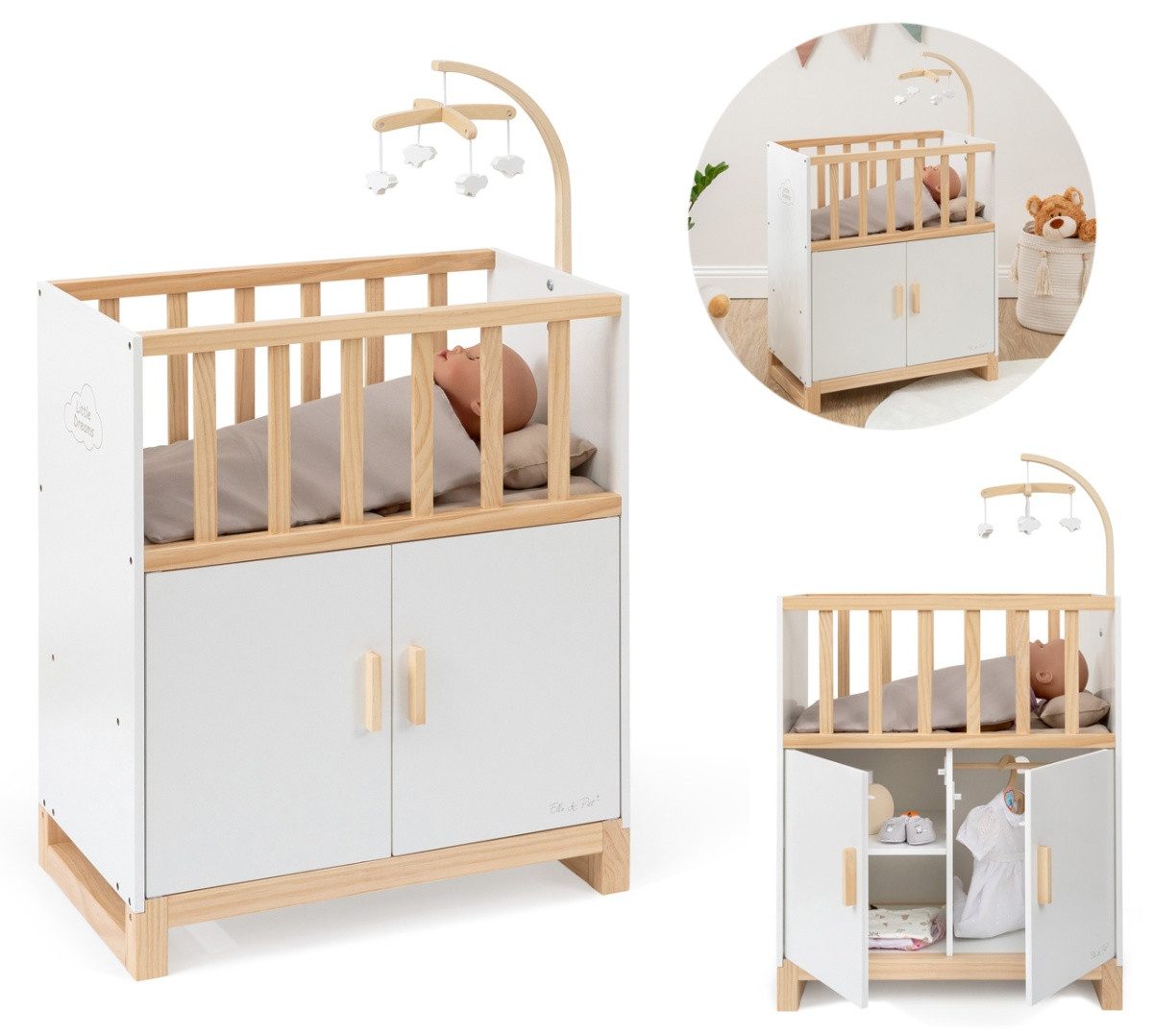 ELLA & PIET® Puppenbett COZY mit günstig online kaufen