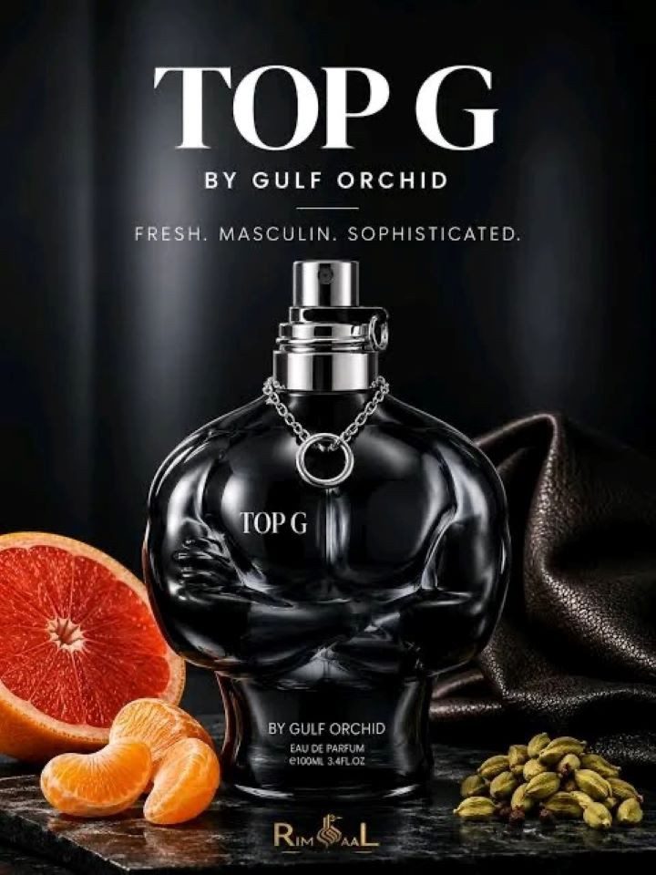 Gulf Orchid Eau de Parfum Top G – Maskulines Eau de Parfum mit edler Leder- & Würznote