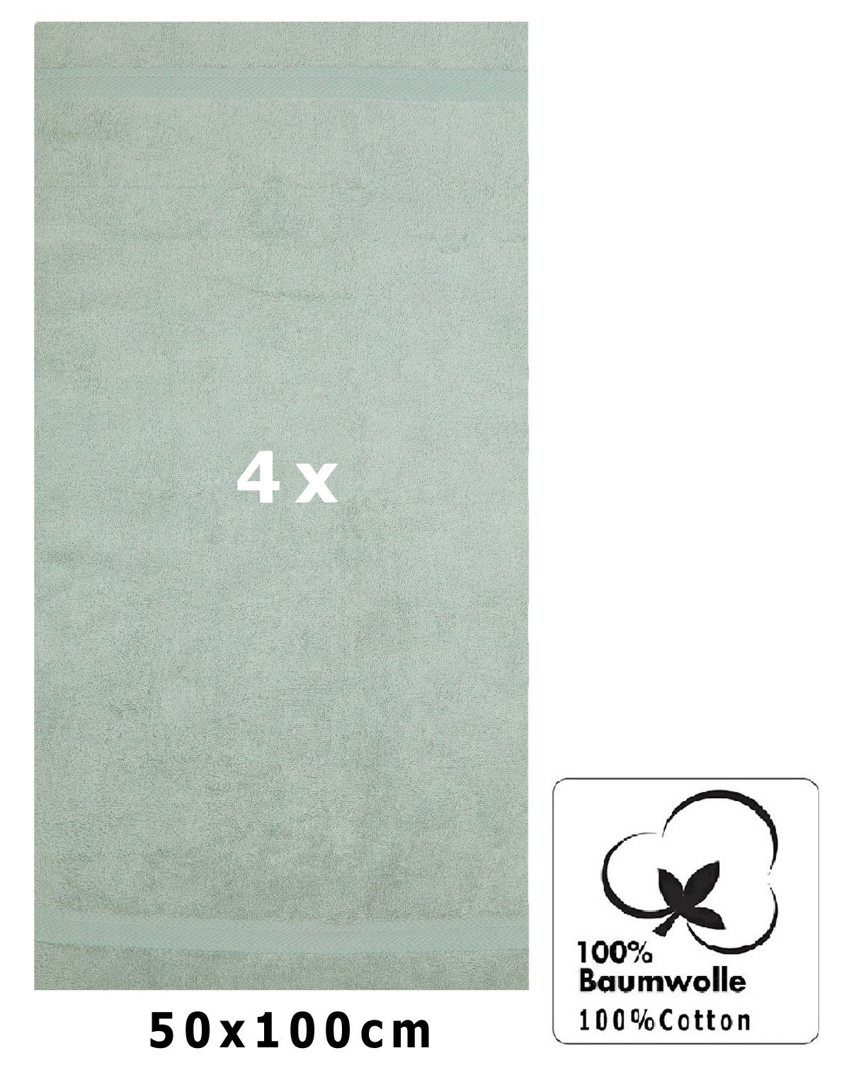 Betz Handtücher 4 Stück Handtücher Premium 50x100 cm, 100% Baumwolle (4-St) günstig online kaufen